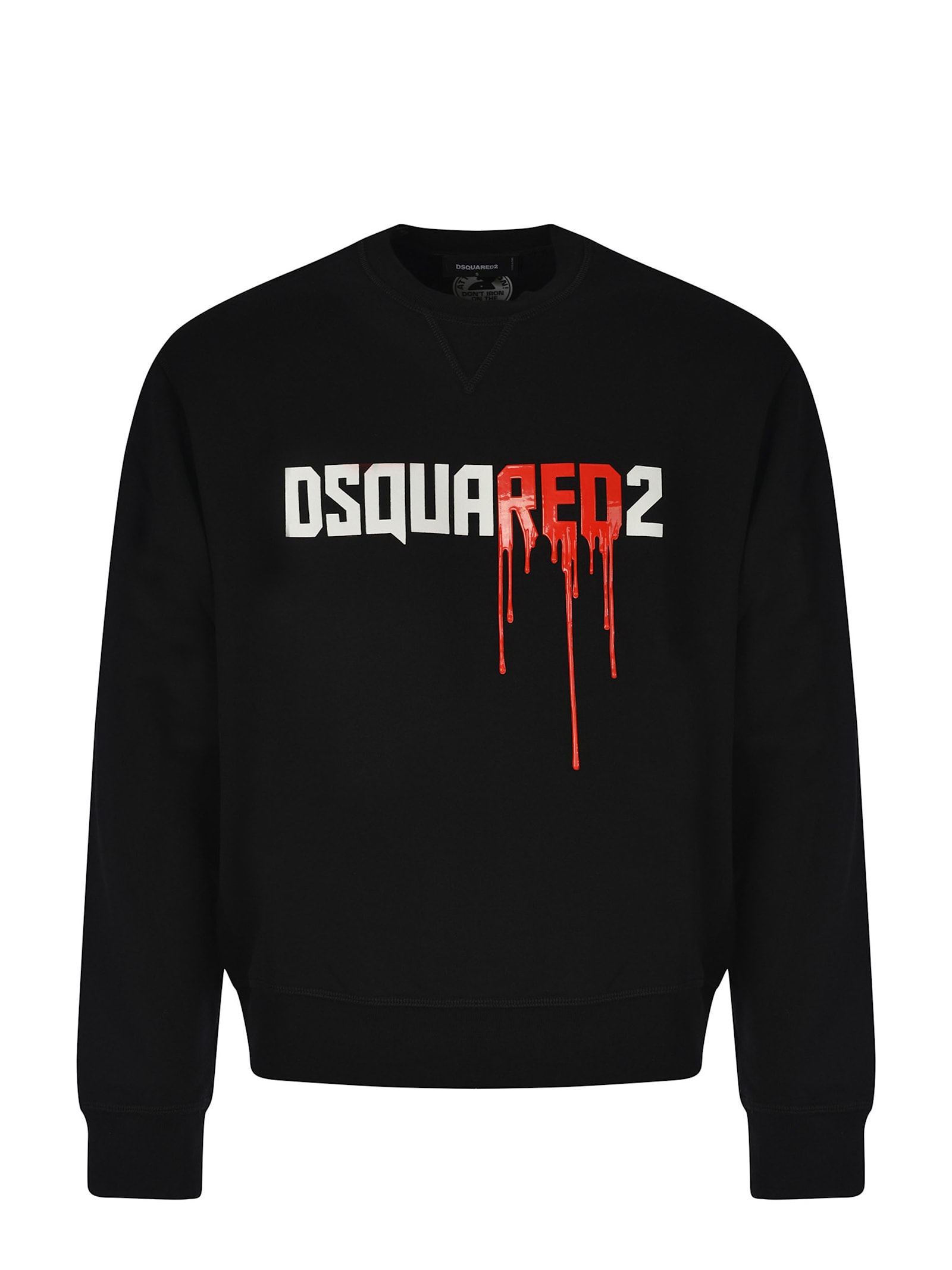 Shop Dsquared2 Sweatshirt  Made Of Cotton In Black