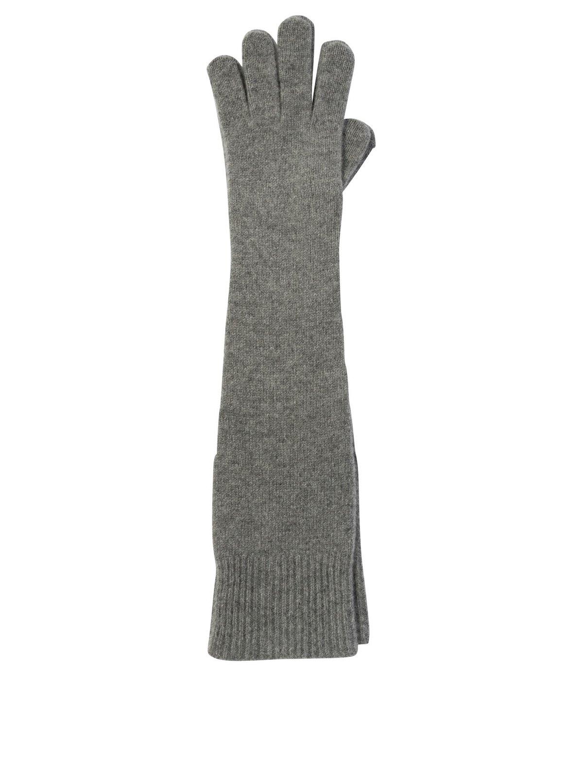 Totême Ribbed Knitted Gloves