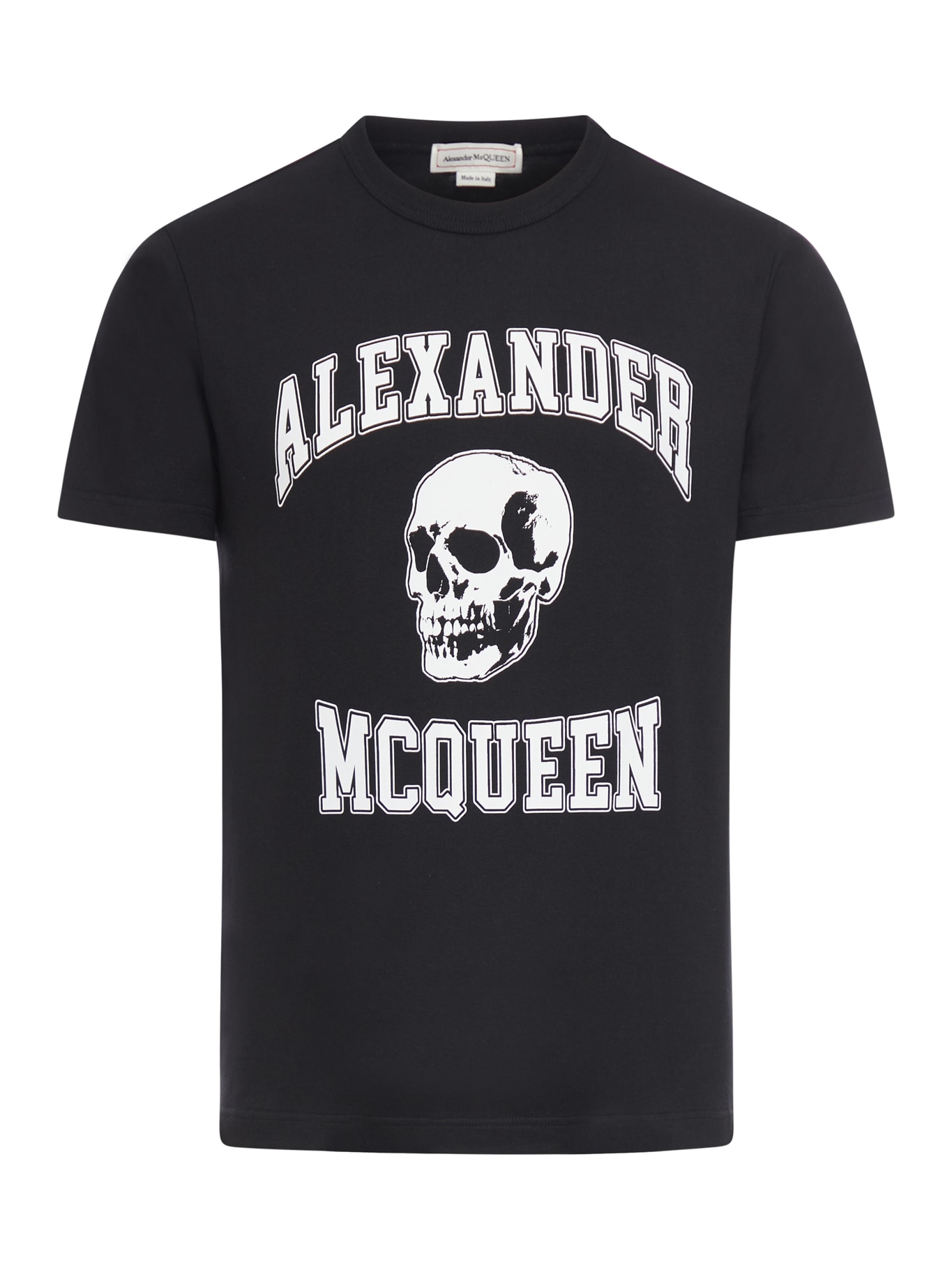 Alexander Mcqueen T-shirt In Black White