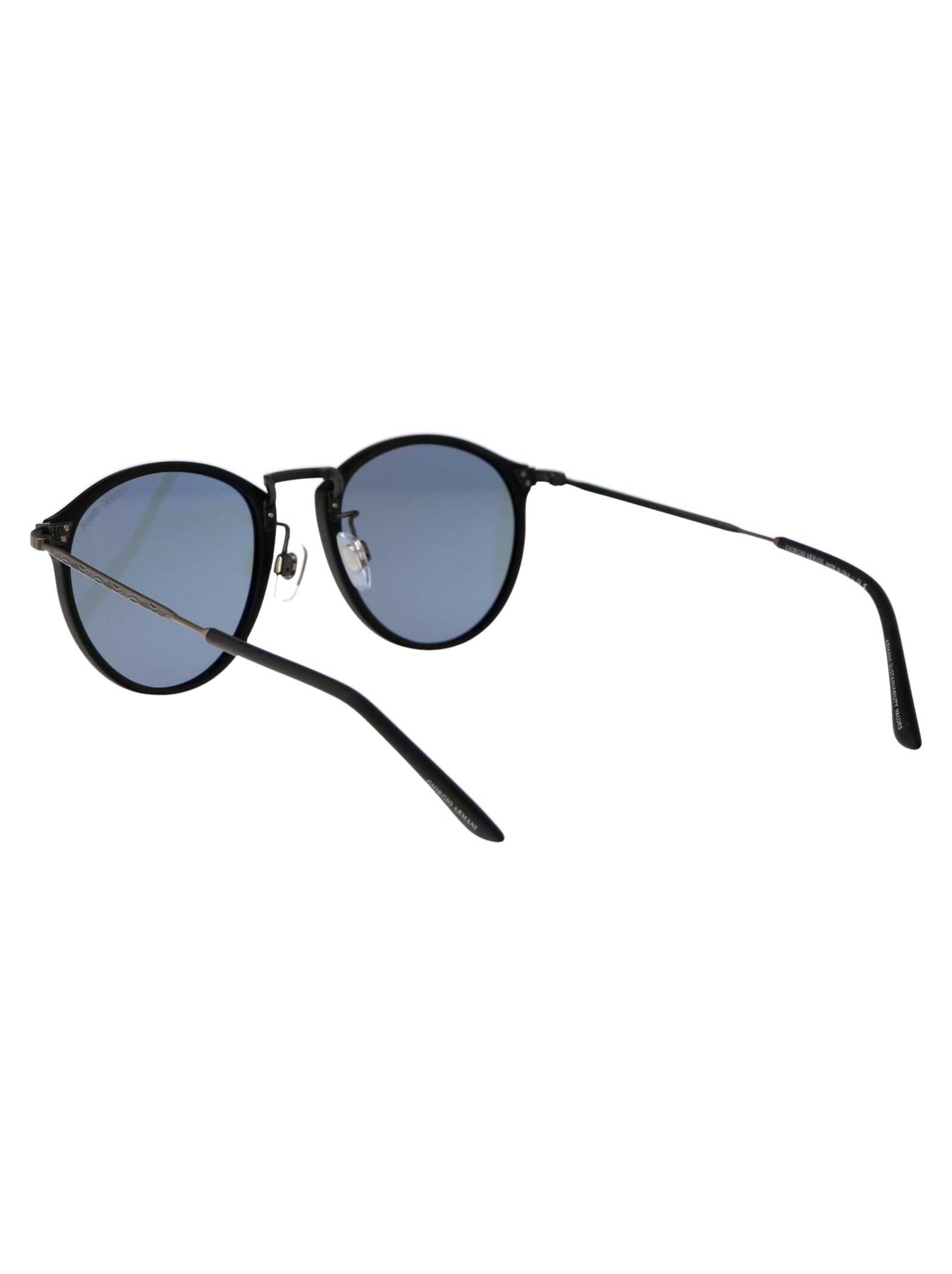 Shop Giorgio Armani 0ar 318sm Sunglasses In 504256 Matte Black