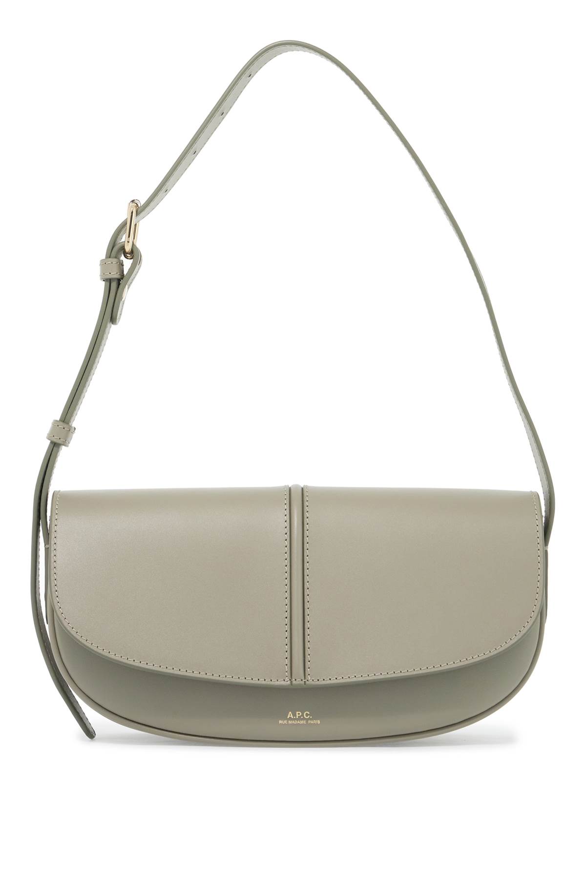 Apc Betty Shoulder Bag In Vert Taupe (green)