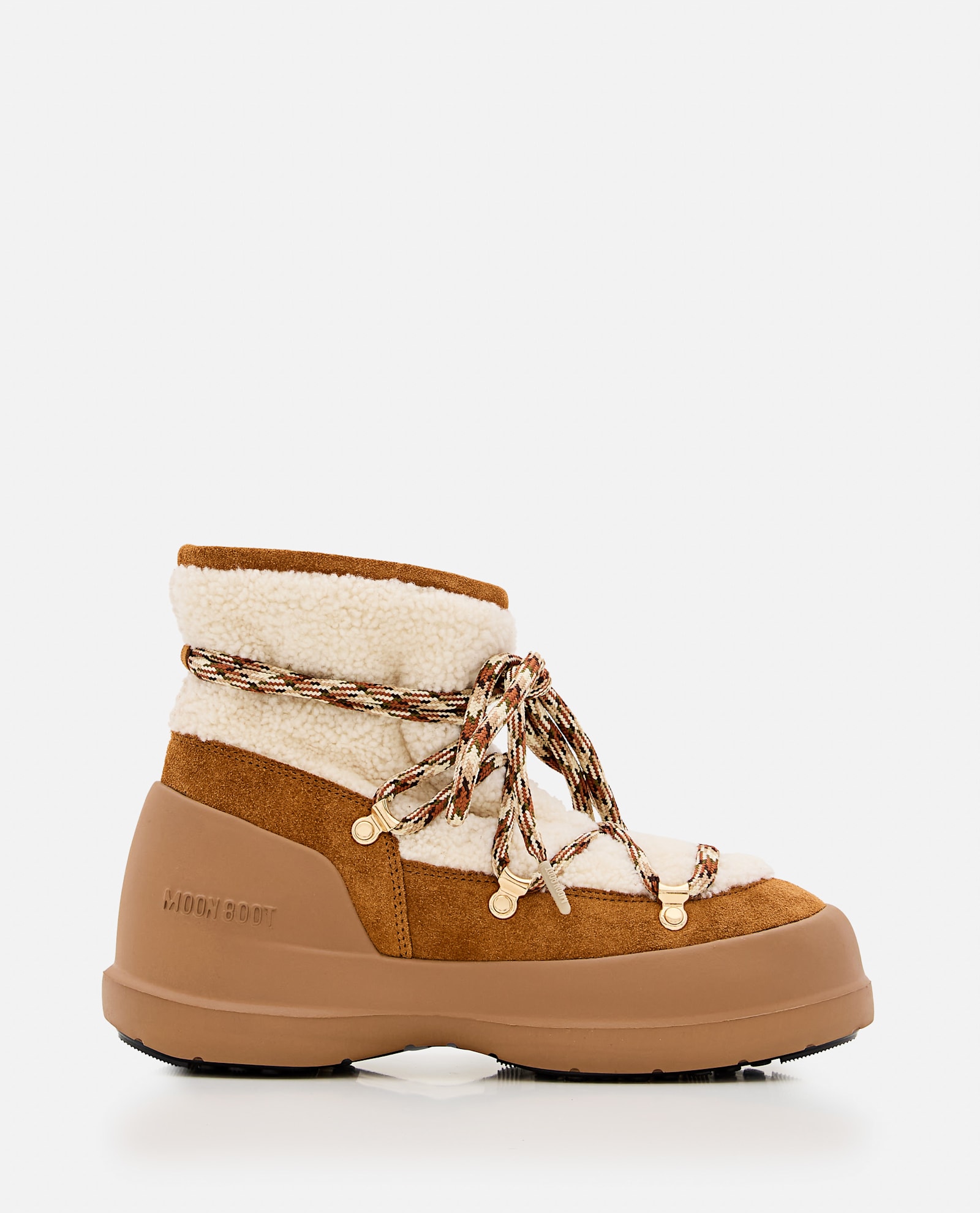 Shop Moon Boot Luna Boot Shearling Boots In Multicolour