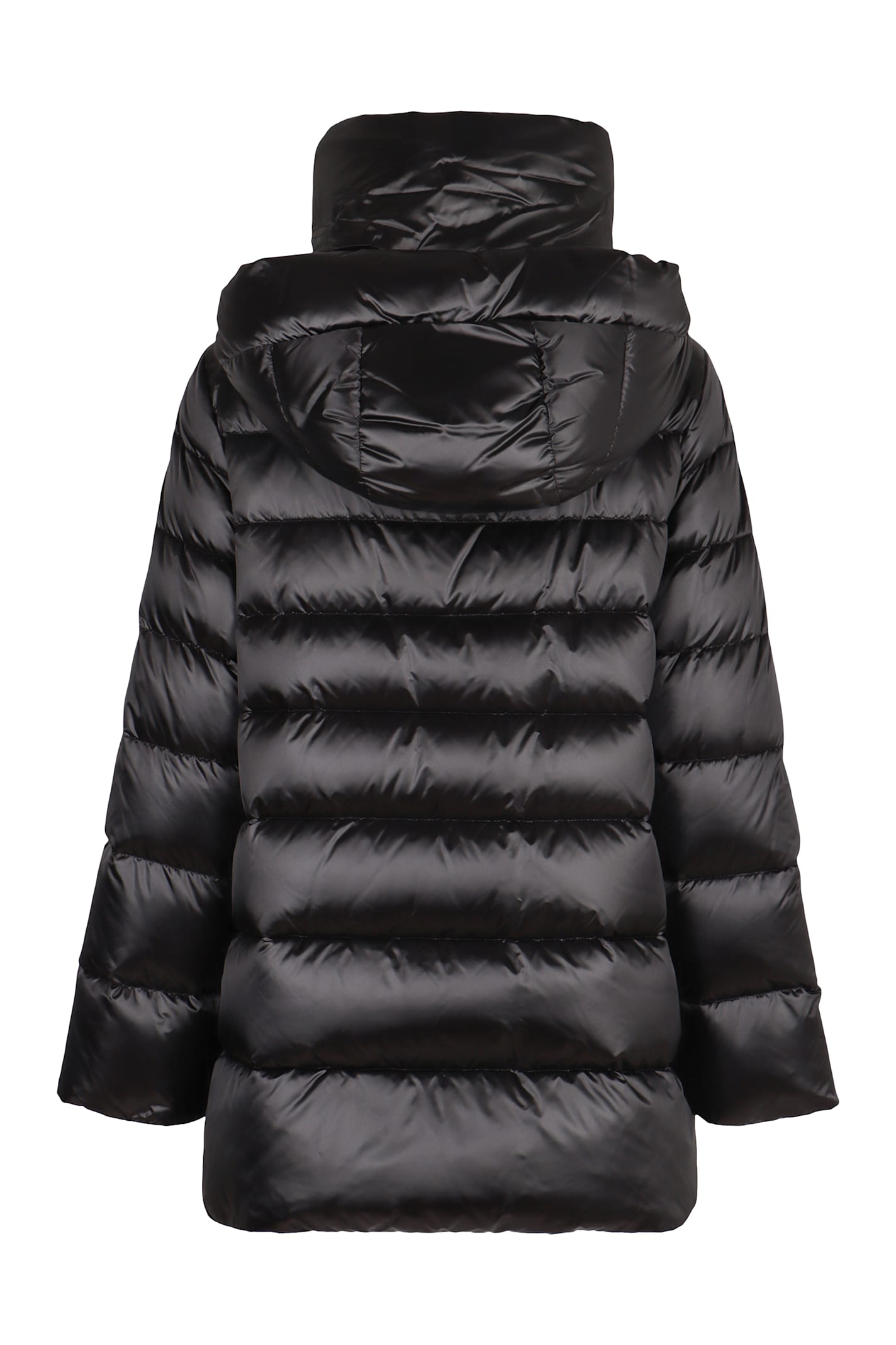Moorer Natalia Down Jacket With Hood In Black