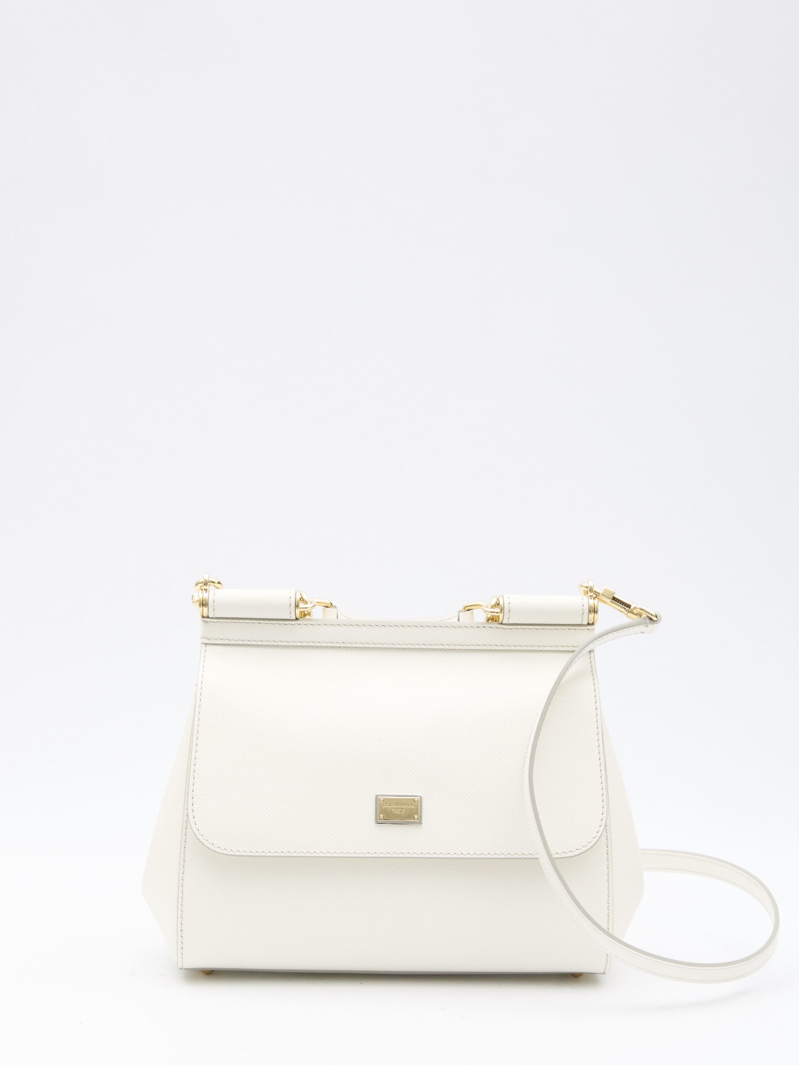 Dolce & Gabbana Medium Sicily Bag In White