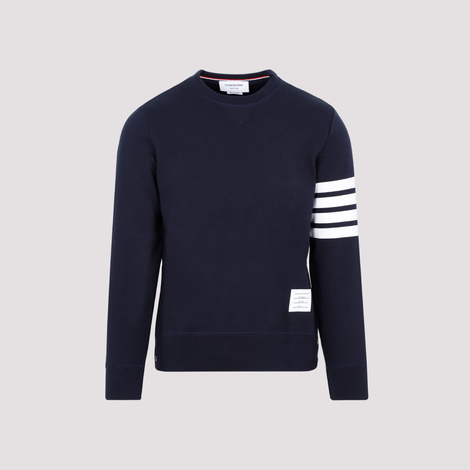 Shop Thom Browne Classic Sweatshirt In Navy