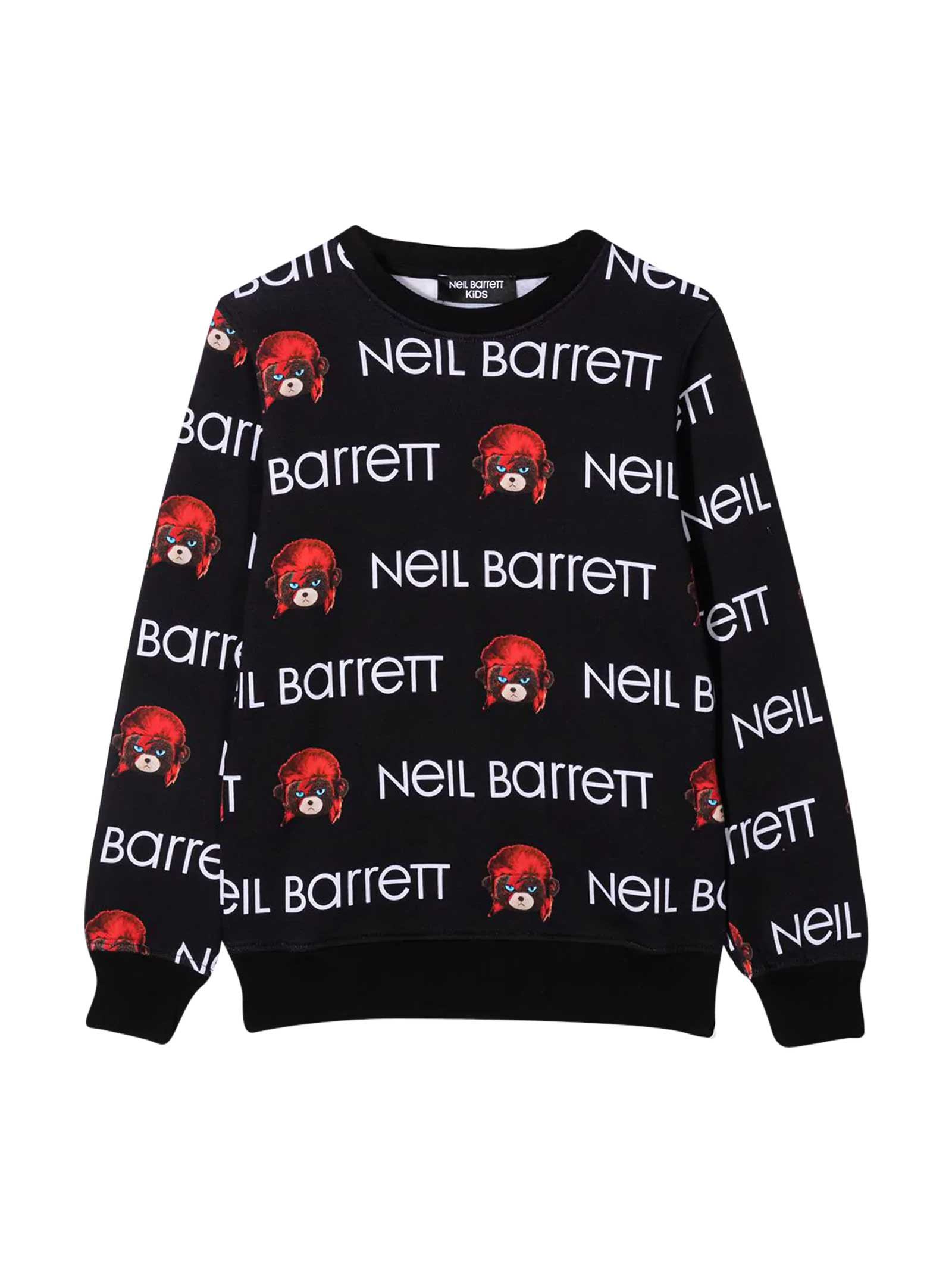 Neil Barrett Black Teen Sweatshirt