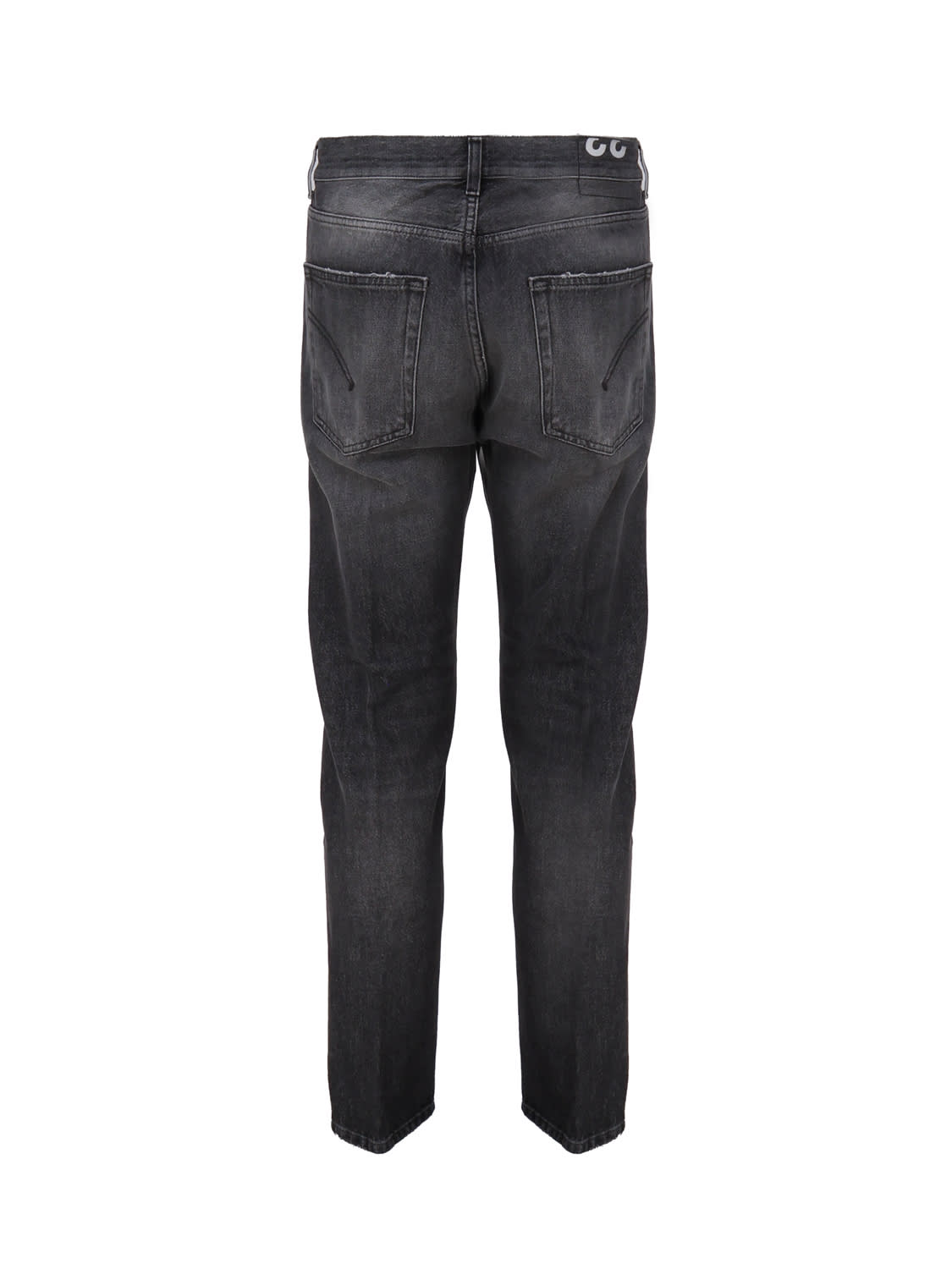 Shop Dondup Dian Denim Cotton Five Pockets Jeans In Black