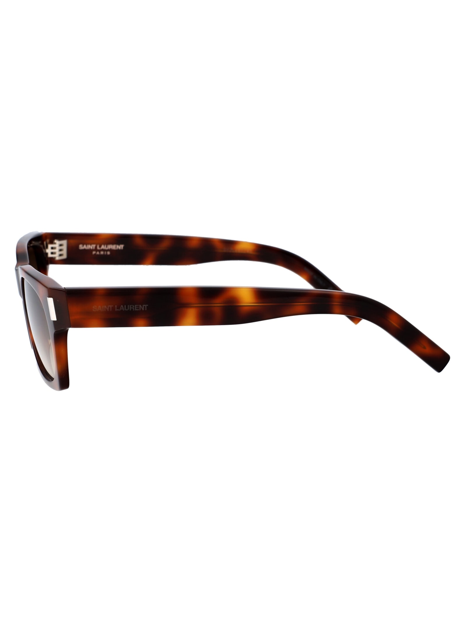 Saint Laurent Sl 402 Sunglasses In Havana-havana-brown