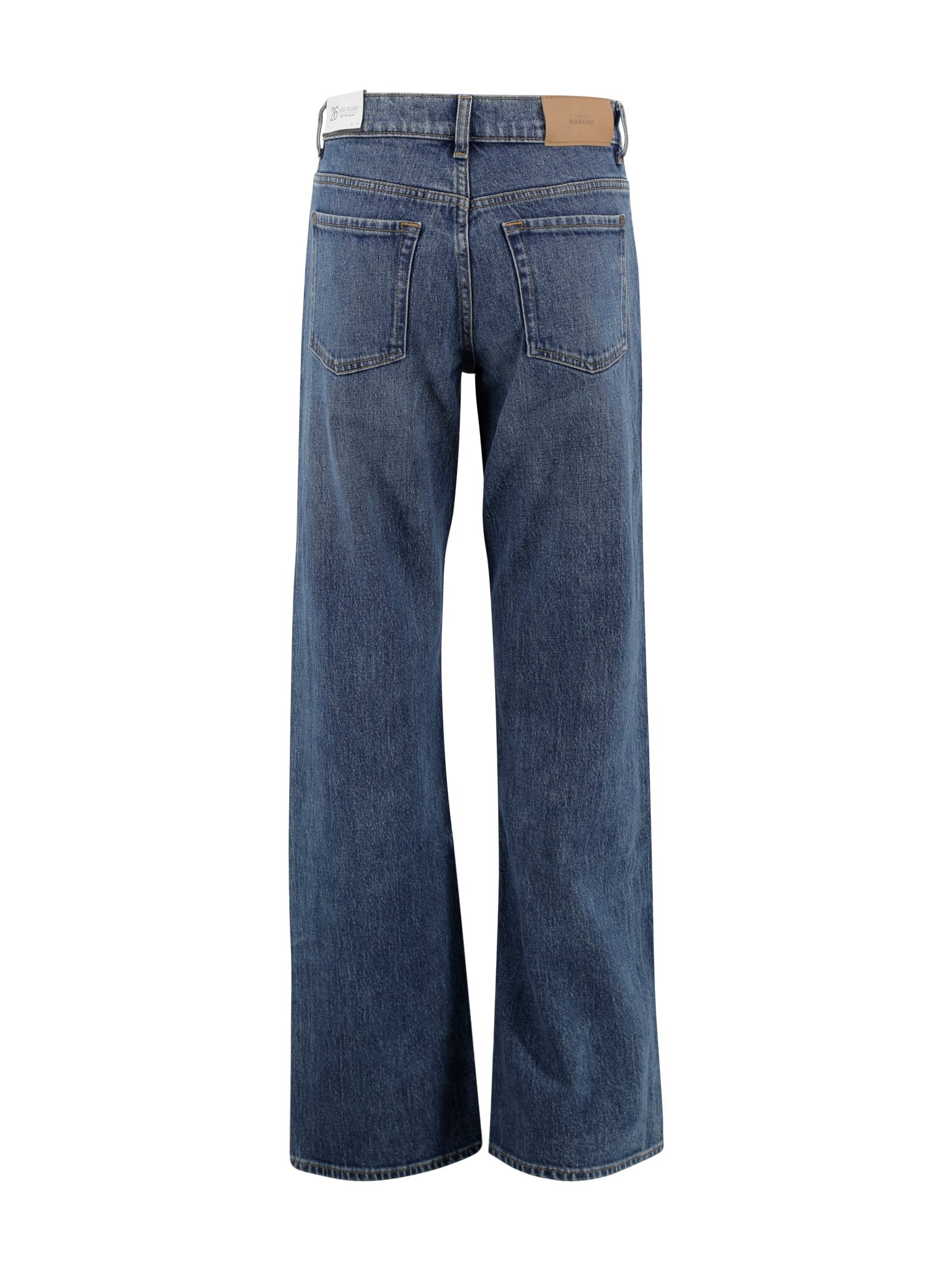 7 For All Mankind Tess High-rise Straight-leg Jeans In Denim