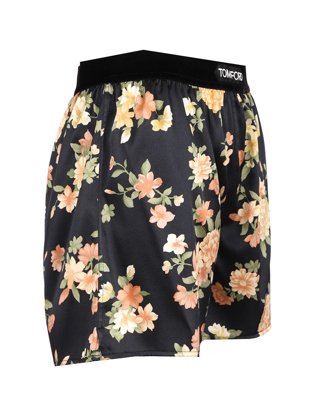 Tom Ford Boxer-style Shorts In Silk Satin Trousers Multicolor In Multicolor