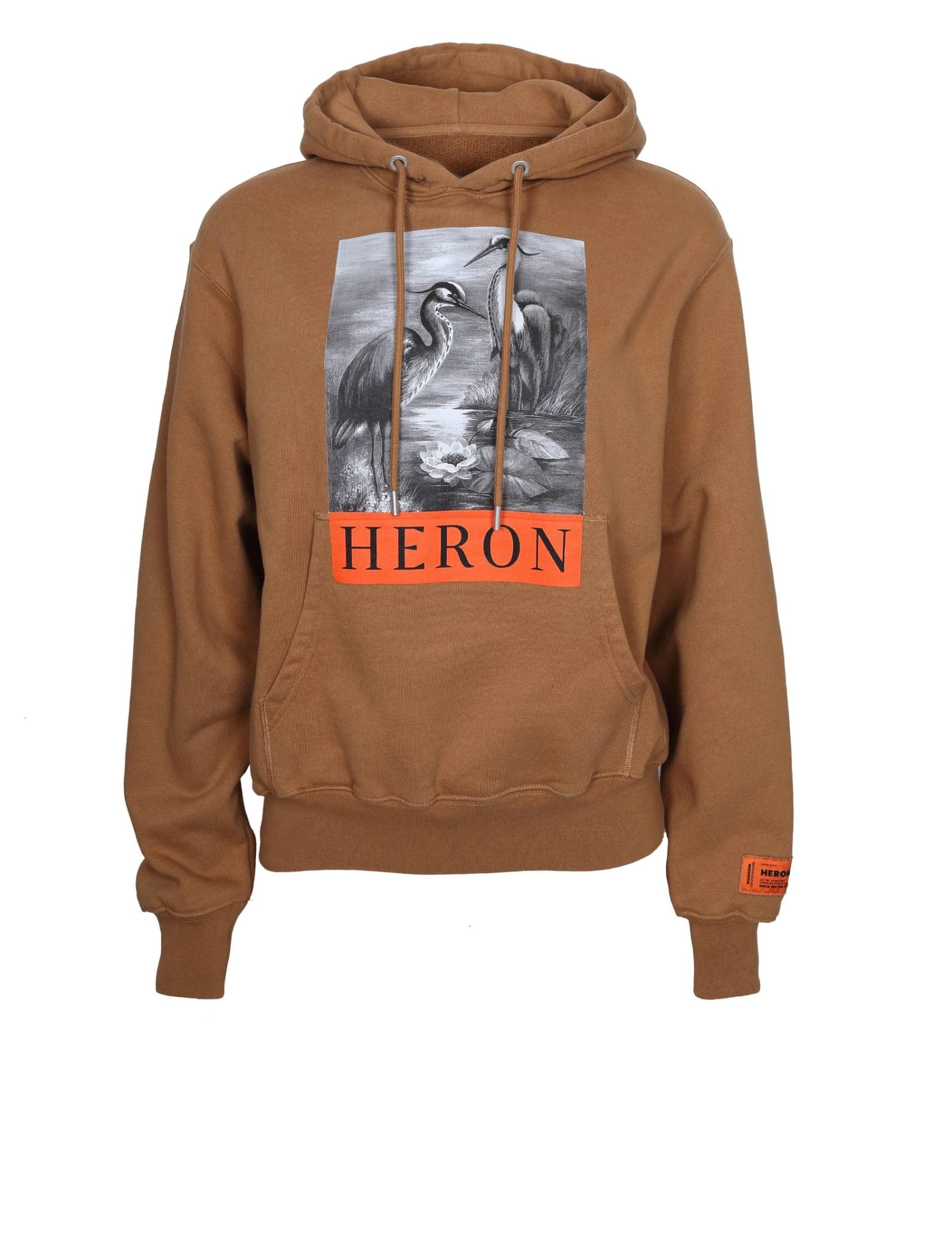 HERON PRESTON Hooded Sweatshirt With Print
