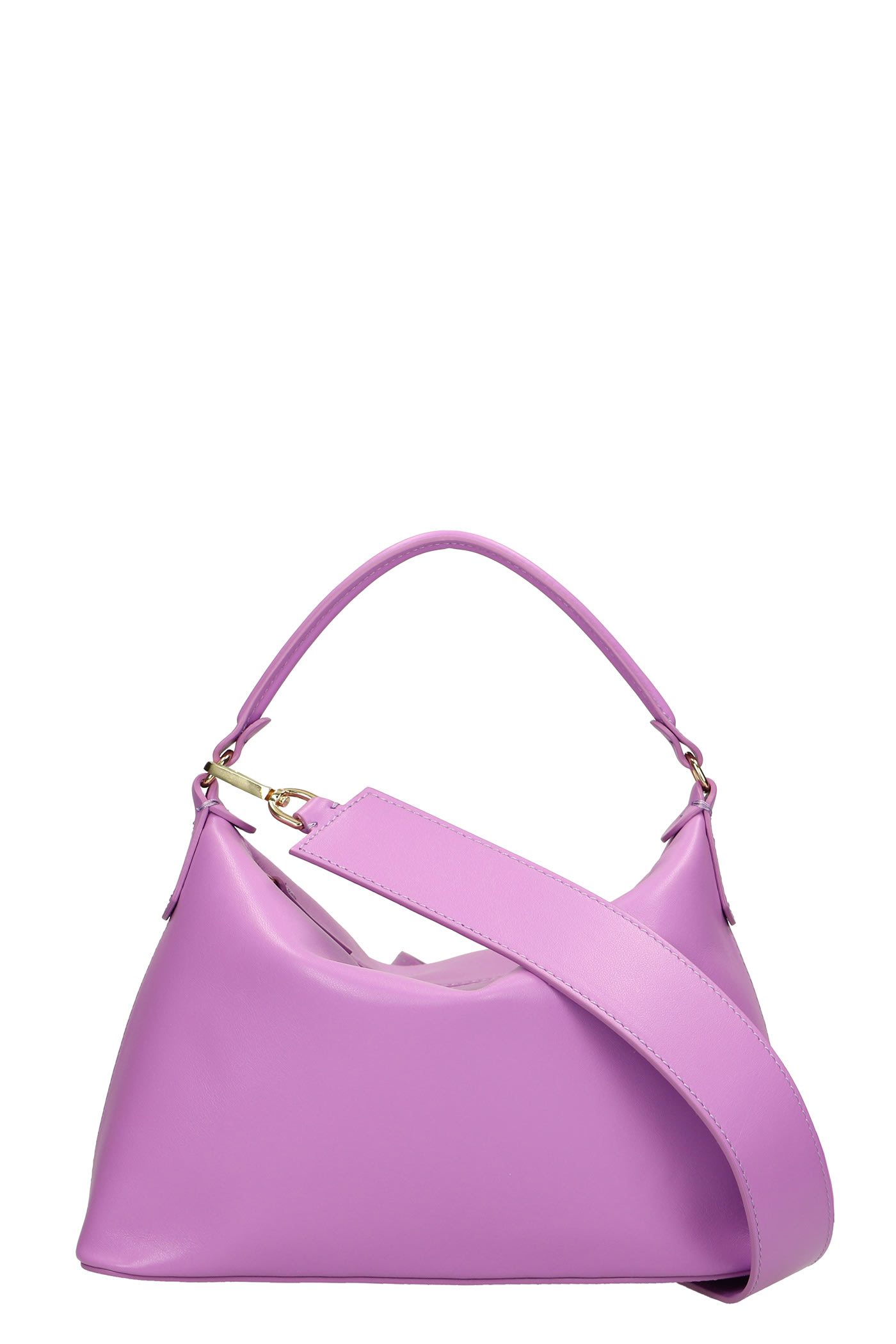 Liu-Jo Hobo Small Shoulder Bag In Viola Leather