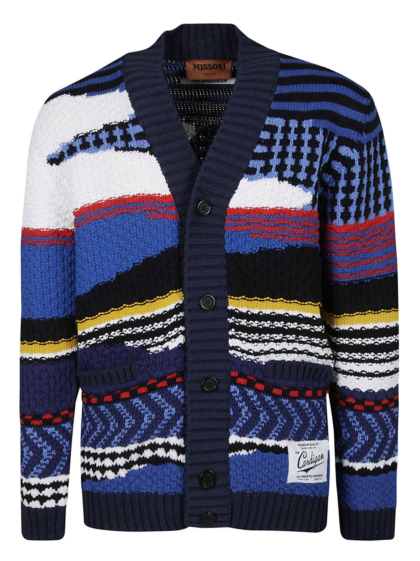 Missoni Multi-knit Buttoned Cardigan