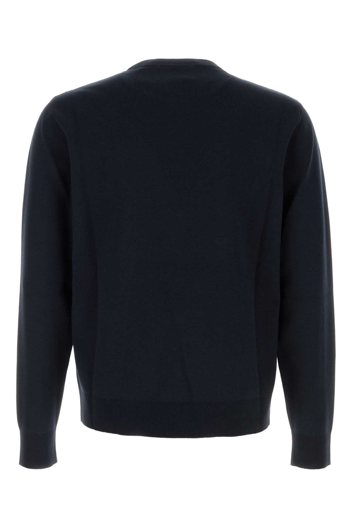 Gucci Maglione In Misto Seta Blu Notte Uomo In Blue