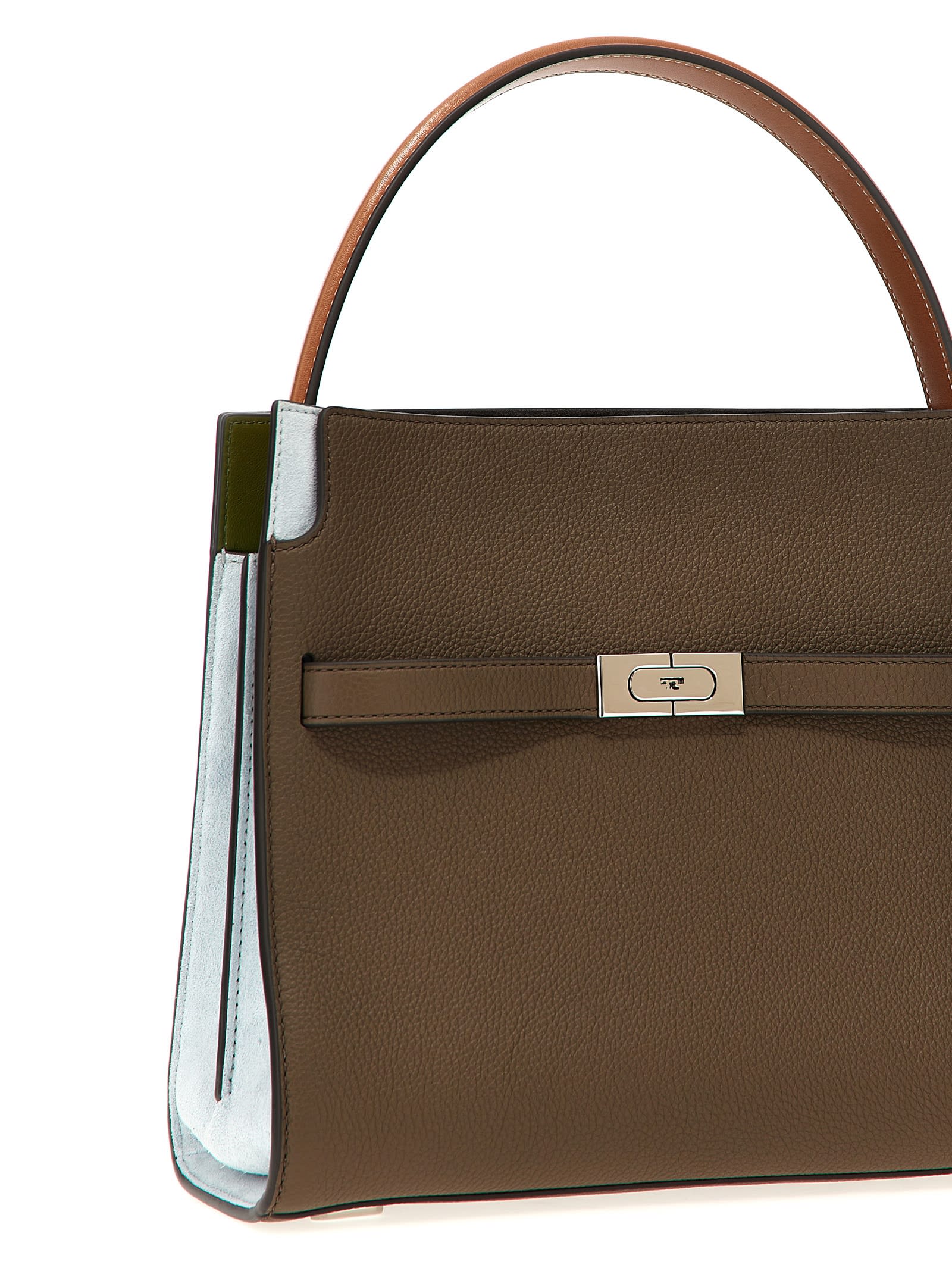 Tory Burch Lee Radziwill Petite Hand Bags Multicolor In Wild Mushroom