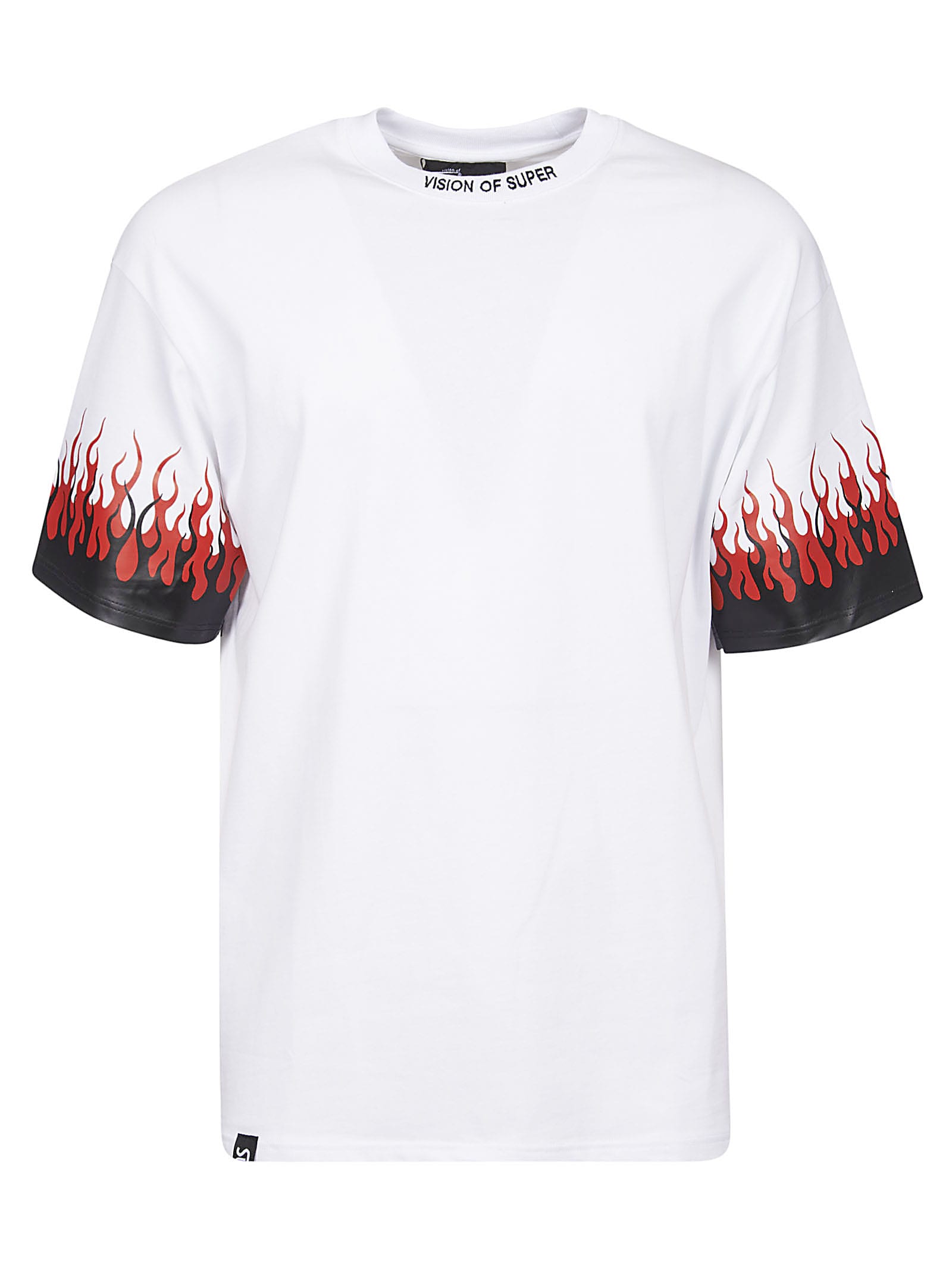VISION OF SUPER FLAME T-SHIRT,W1DOUBLE BIANCO