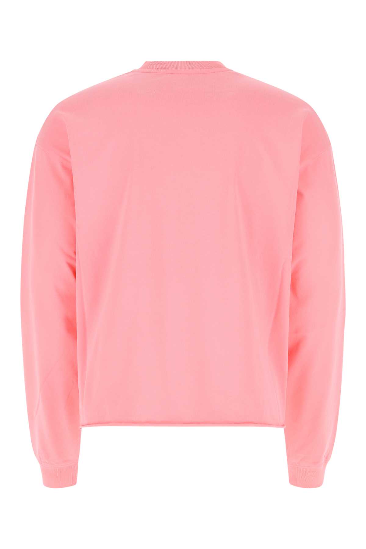 Shop We11 Done Pink Cotton Oversize T-shirt
