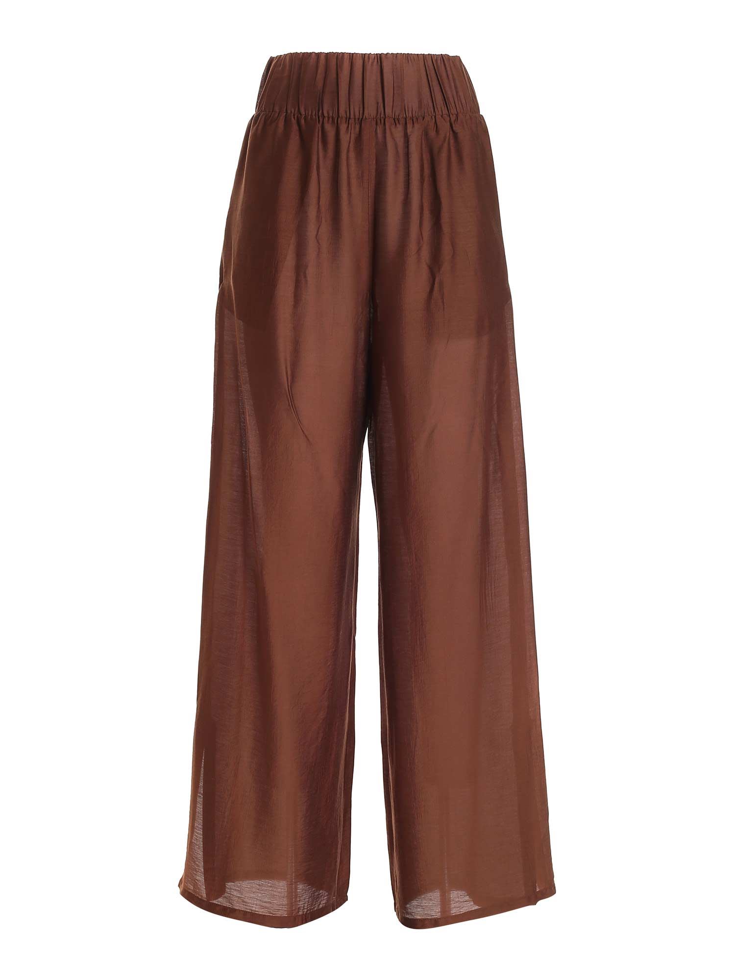 Max Mara Trousers In Brown