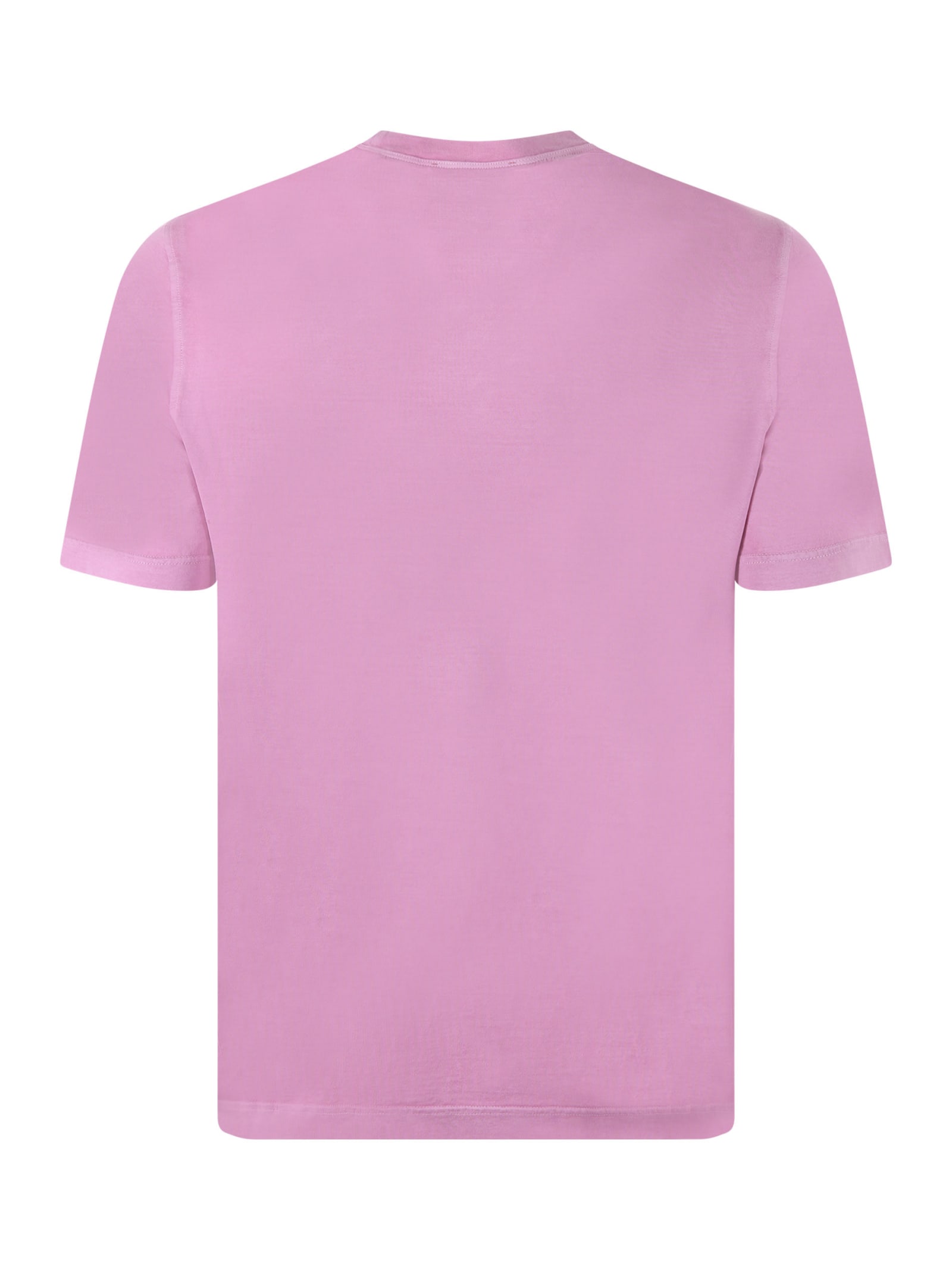 Shop Filippo De Laurentiis T-shirt  In Cotone Disponibilità Store Scafati In Rosa Antico