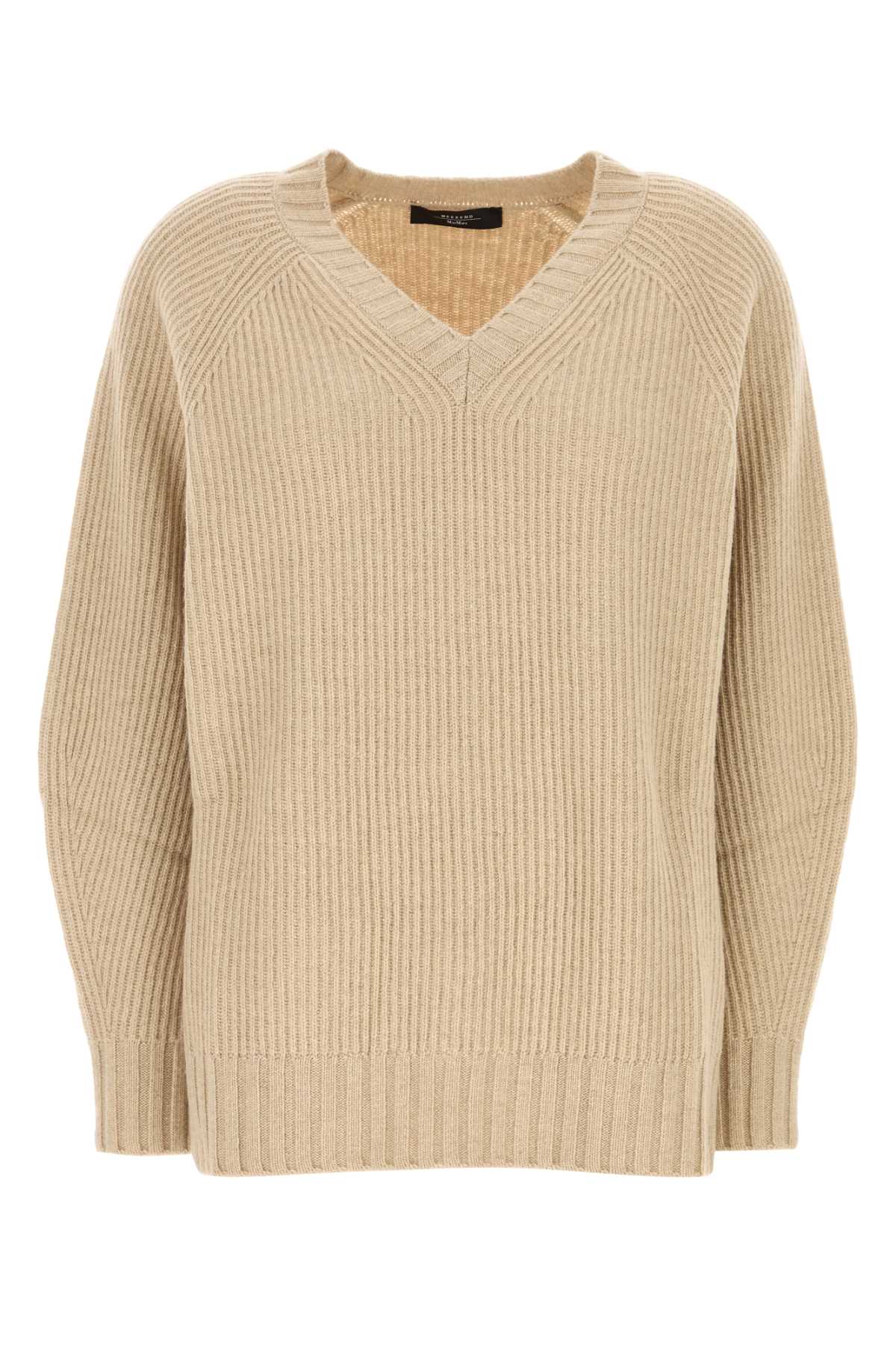 Beige Wool Blend Pania Sweater