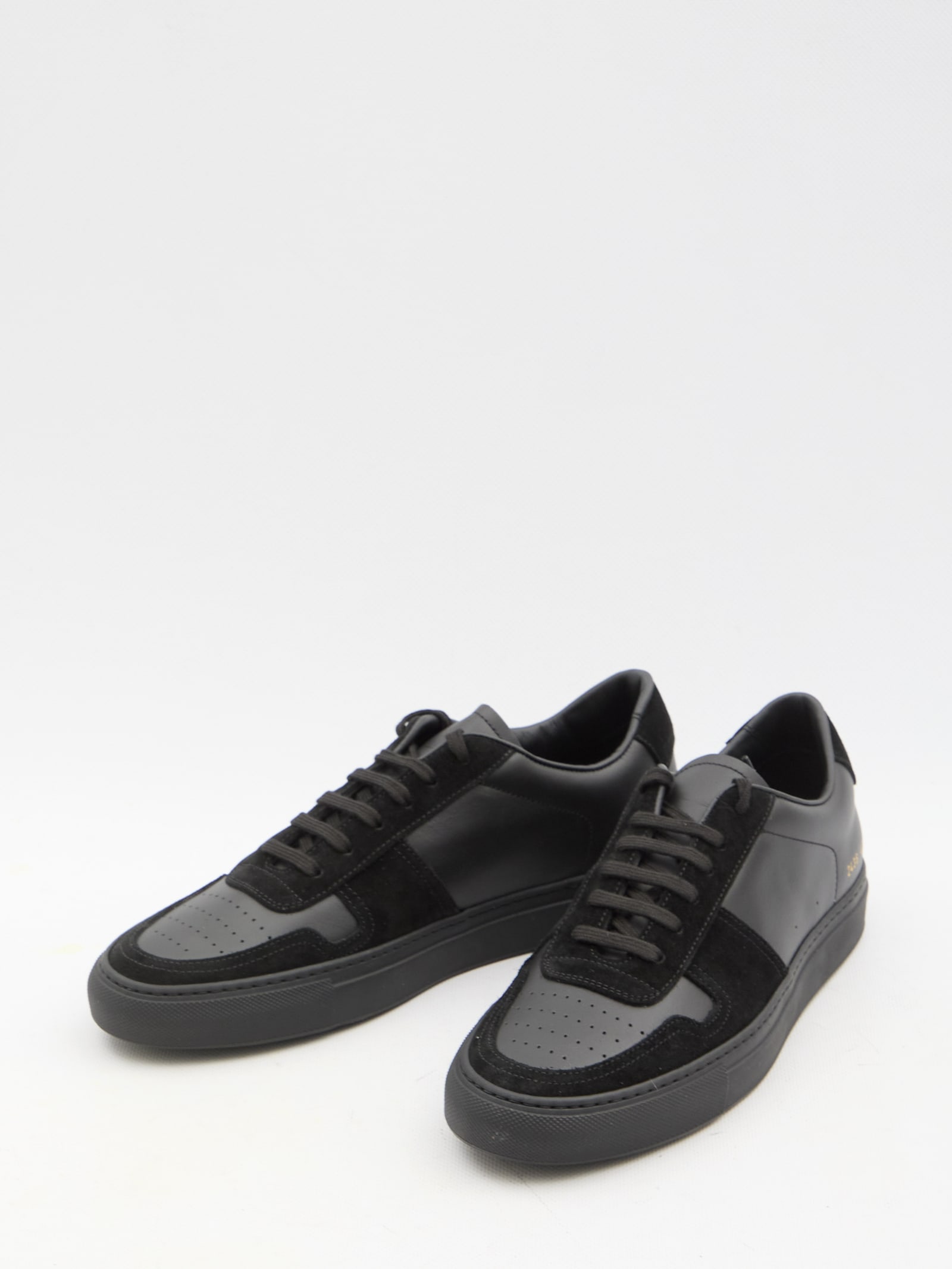 Shop Common Projects Bball Duo Sneakers In Black