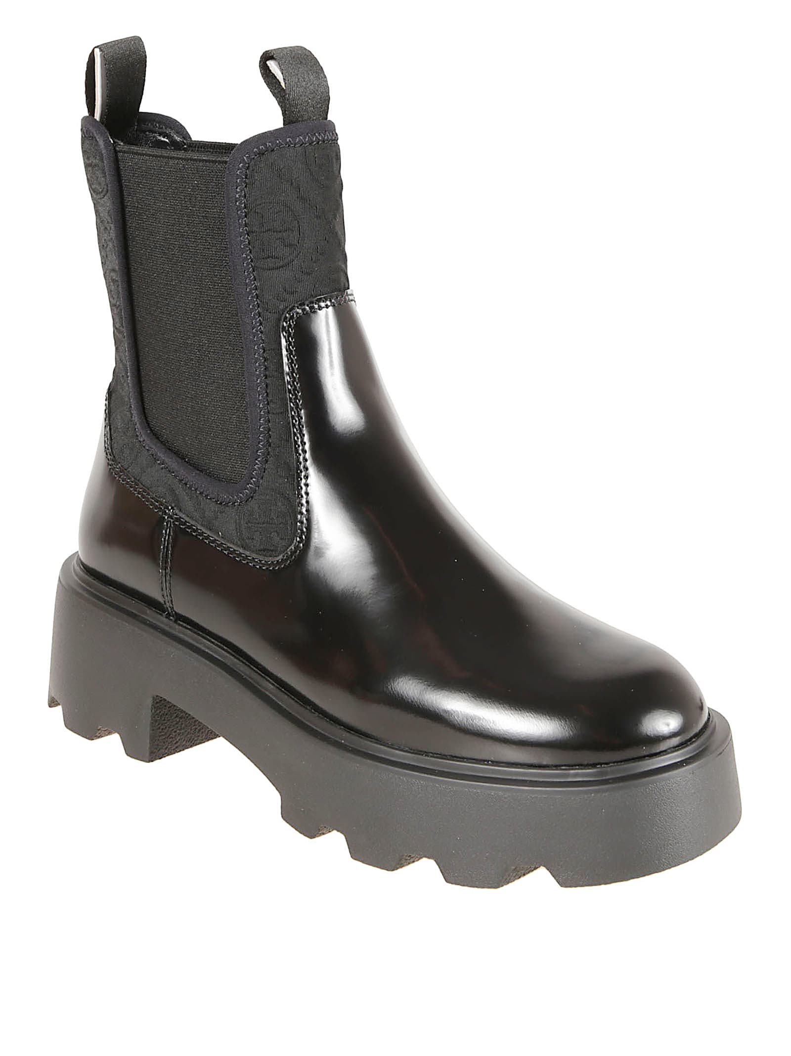 Tory Burch Leather Chelsea Boots In Black