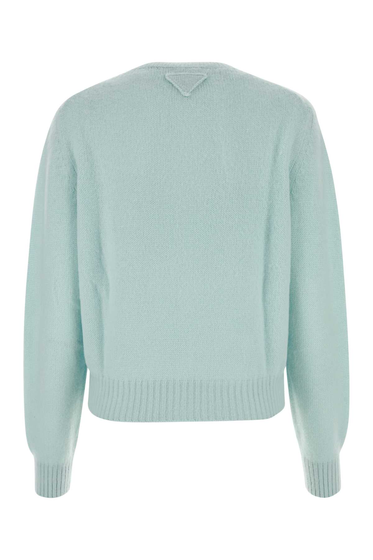 Prada Tiffany Cashmere Sweater In Clorofilla