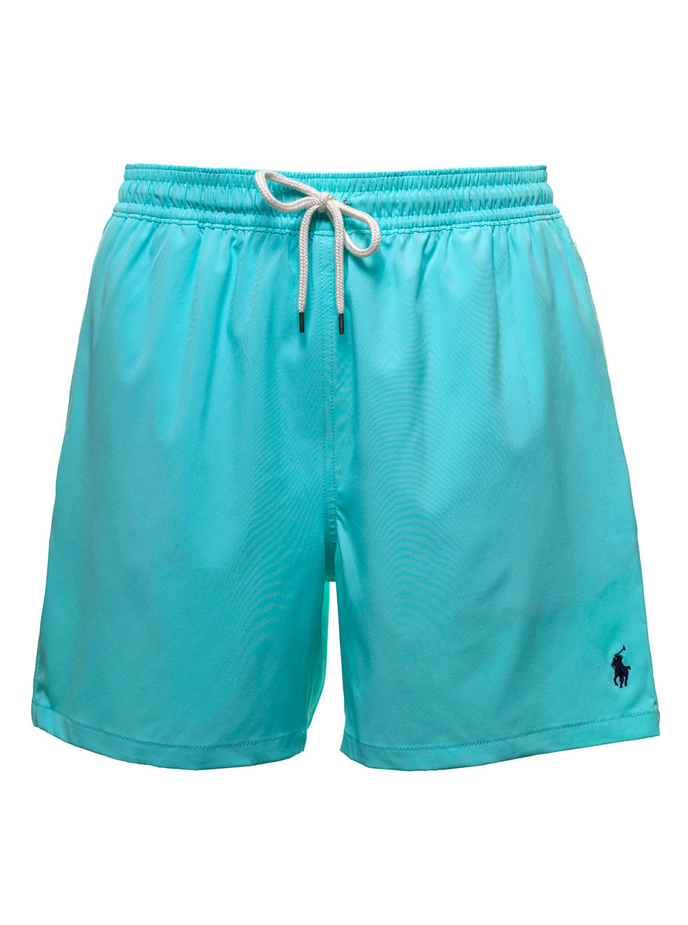 Ralph Lauren Light Blue Swim Shorts With Logo