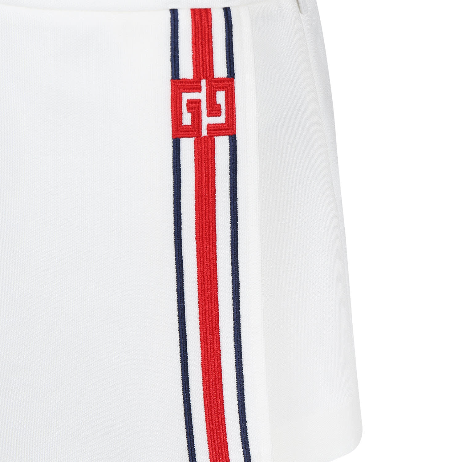 Shop Gucci White Casual Skirt For Girl With Double G