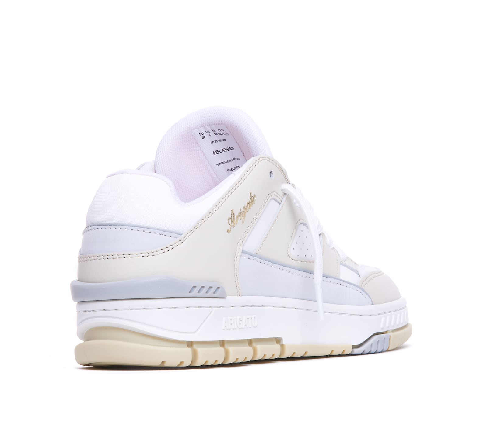 Axel Arigato Area Lo Sneaker Sneakers In Beige Leather In White