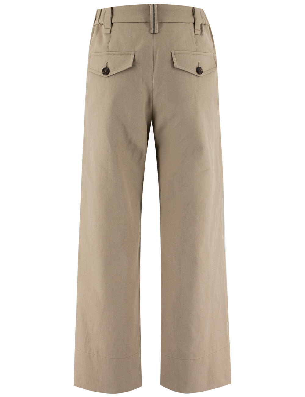 BRUNELLO CUCINELLI LINEN COTTON TROUSERS 