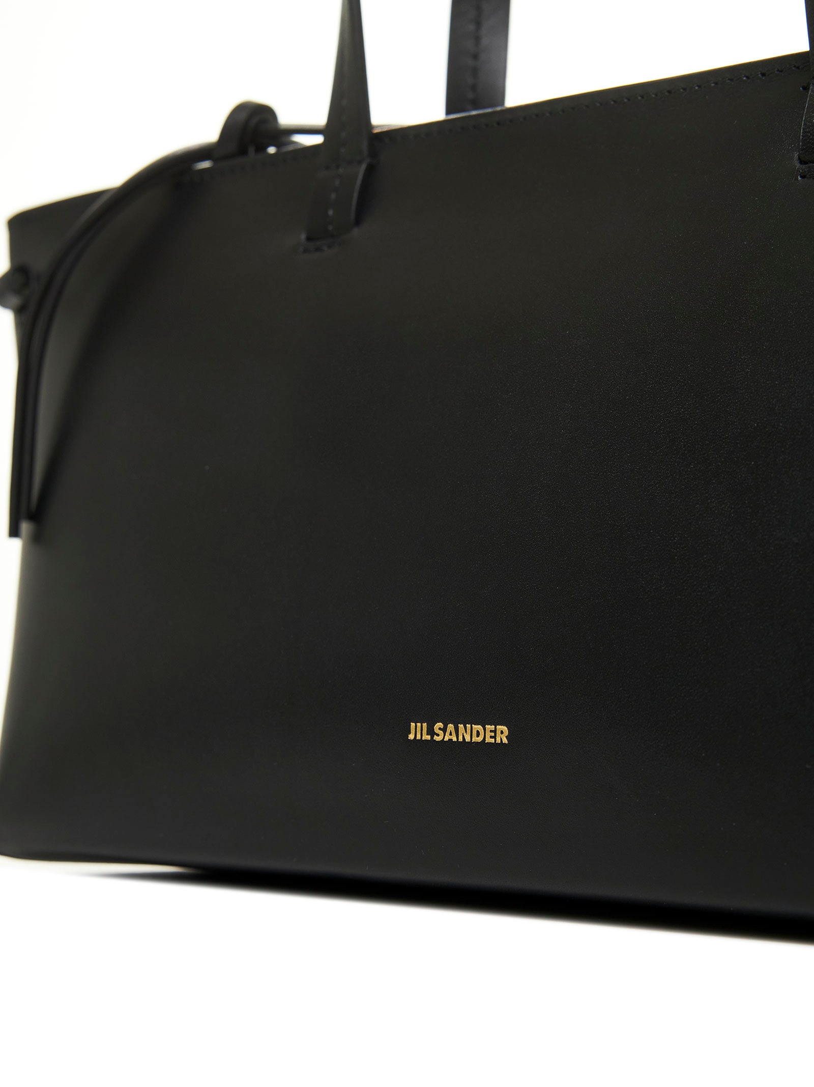 Shop Jil Sander Shoulder Bag In Black