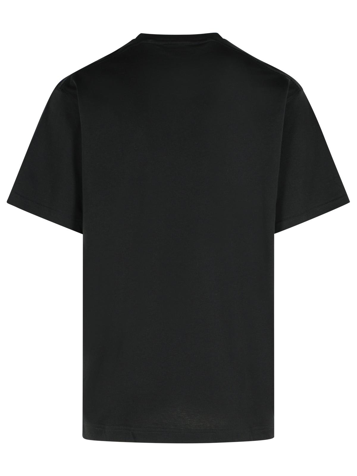 Dolce & Gabbana Logo-embroidered Layering Cotton T-shirt In Black
