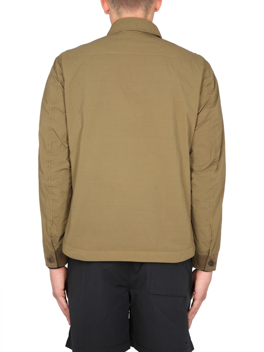 Ten C Mid Layer Jacket In Brown