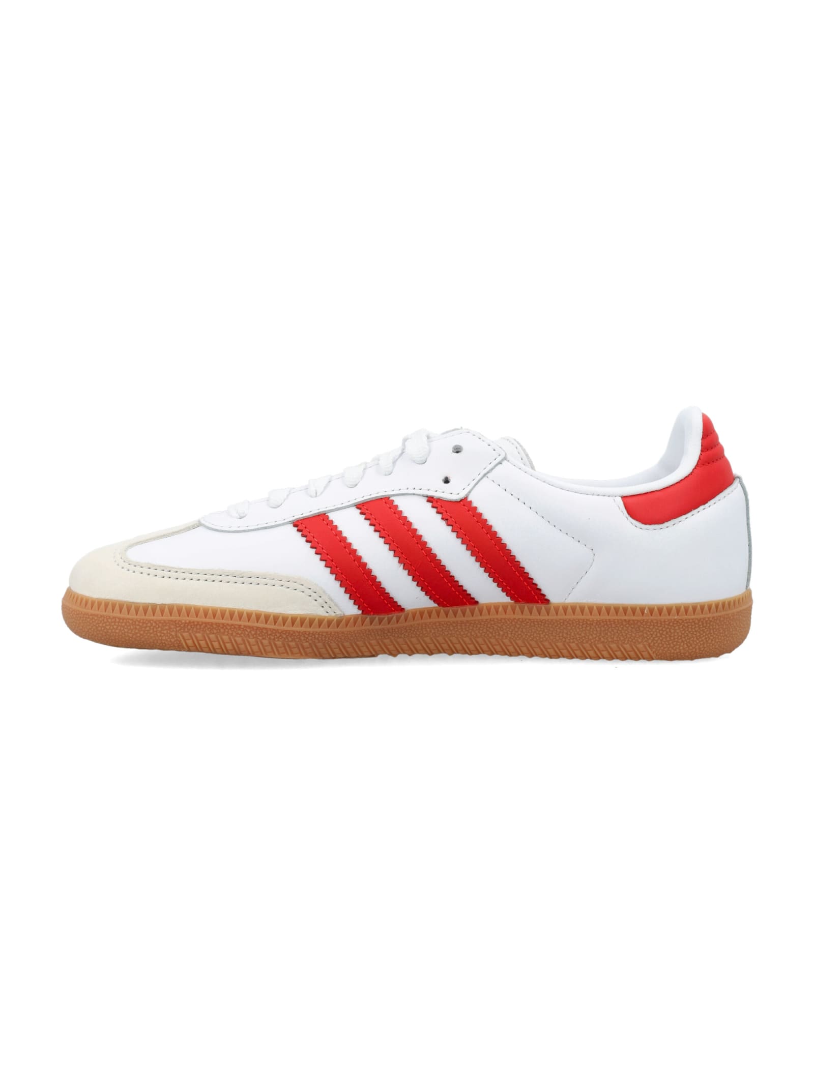 Adidas Originals Low-top Sneakers With Rubber Sole And Stripes In White