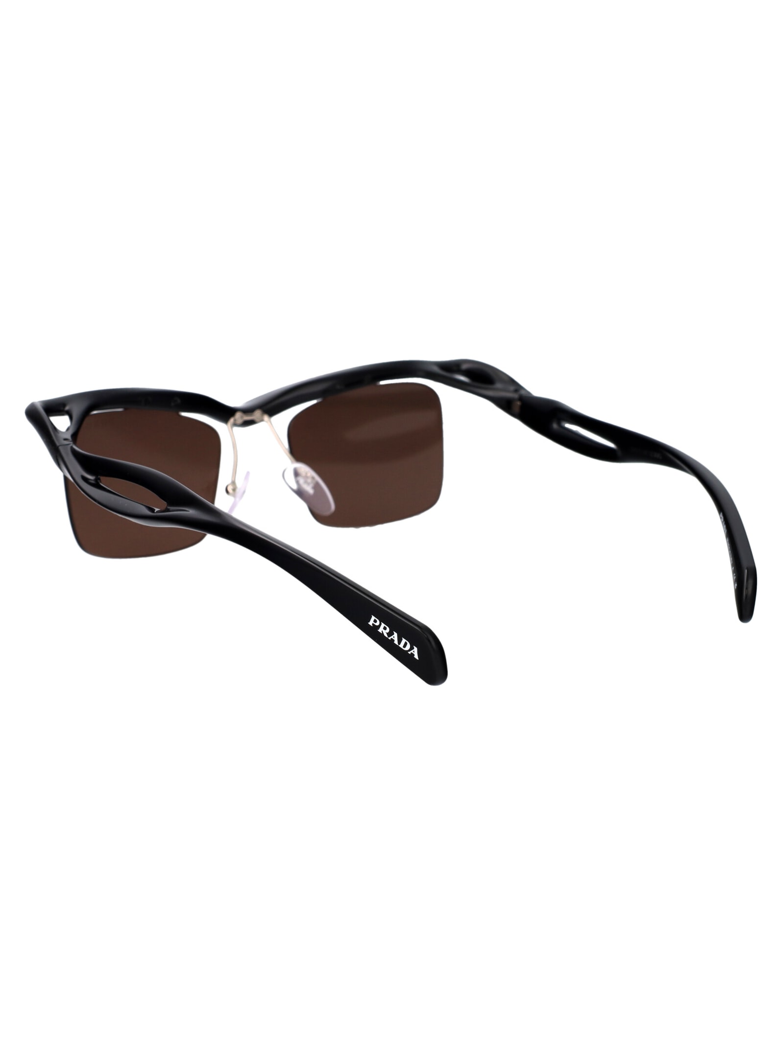 Shop Prada 0pr A15s Sunglasses In 1ab8c1 Black