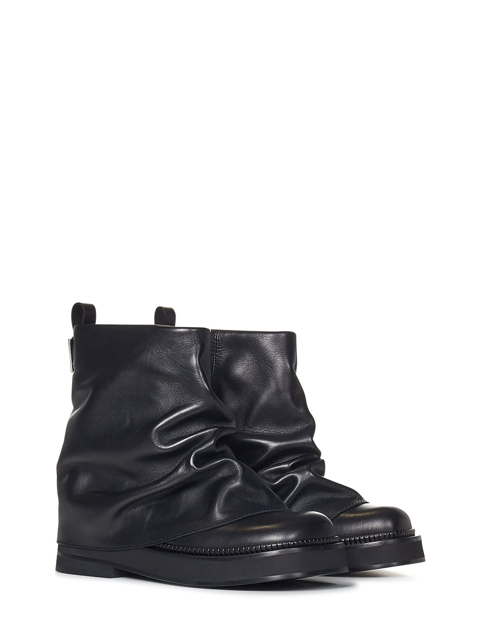 Shop Attico Mini Robin Boots In Black