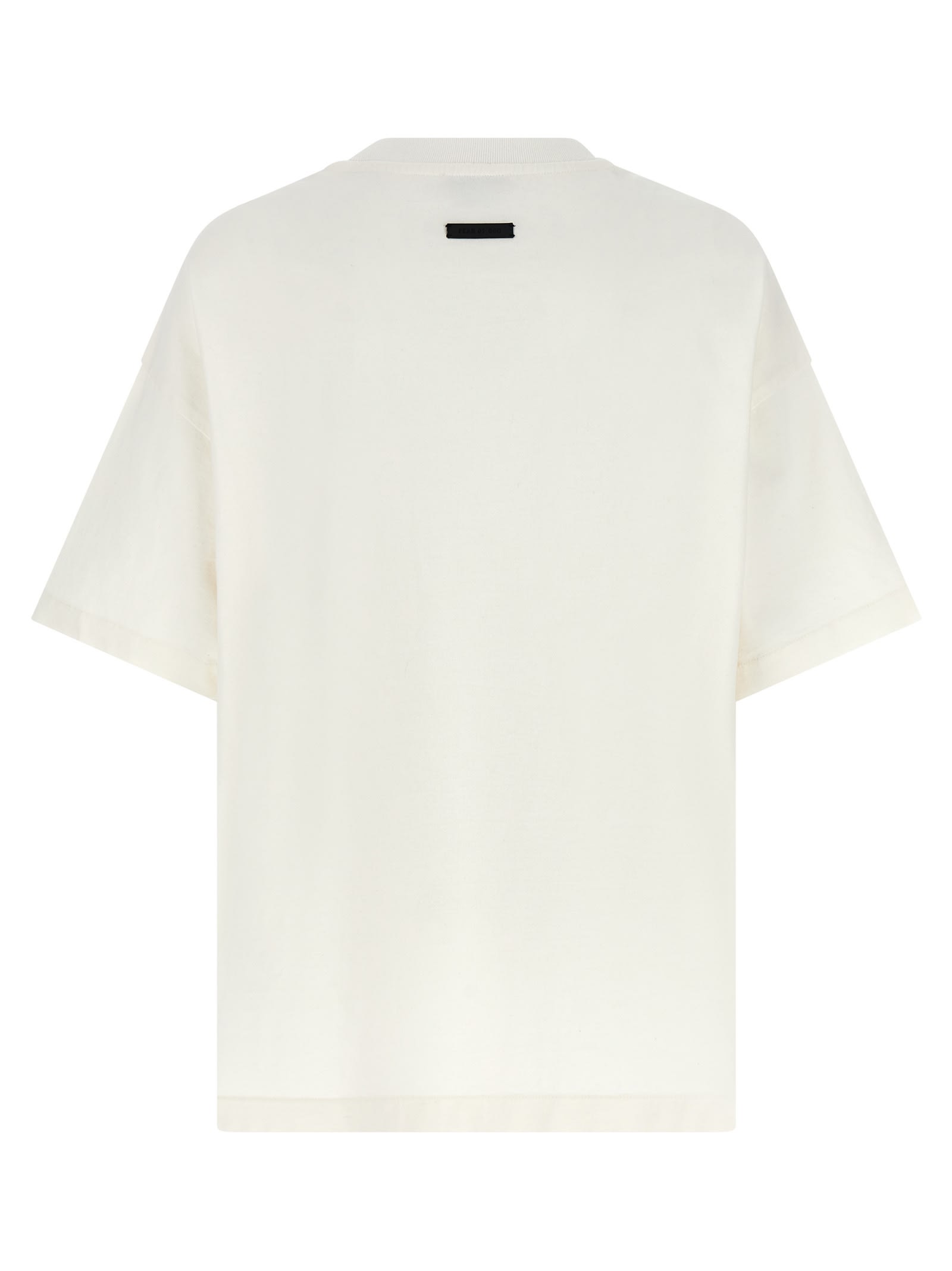 Fear Of God Eternal Oversized Logo-detailed Cotton-jersey T-shirt In White