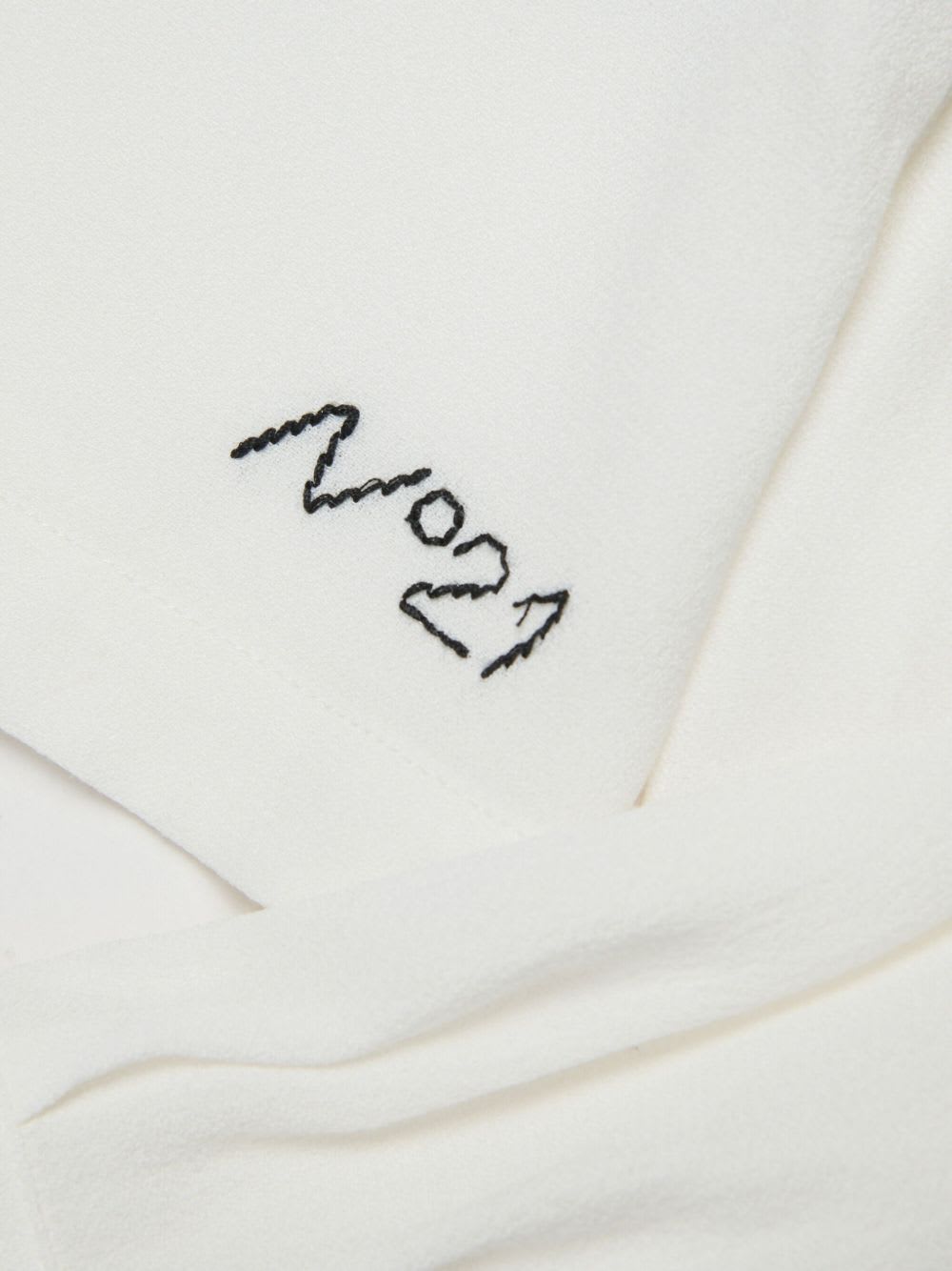 N°21 Nº21 Kids Shirt With Bow Tie In White