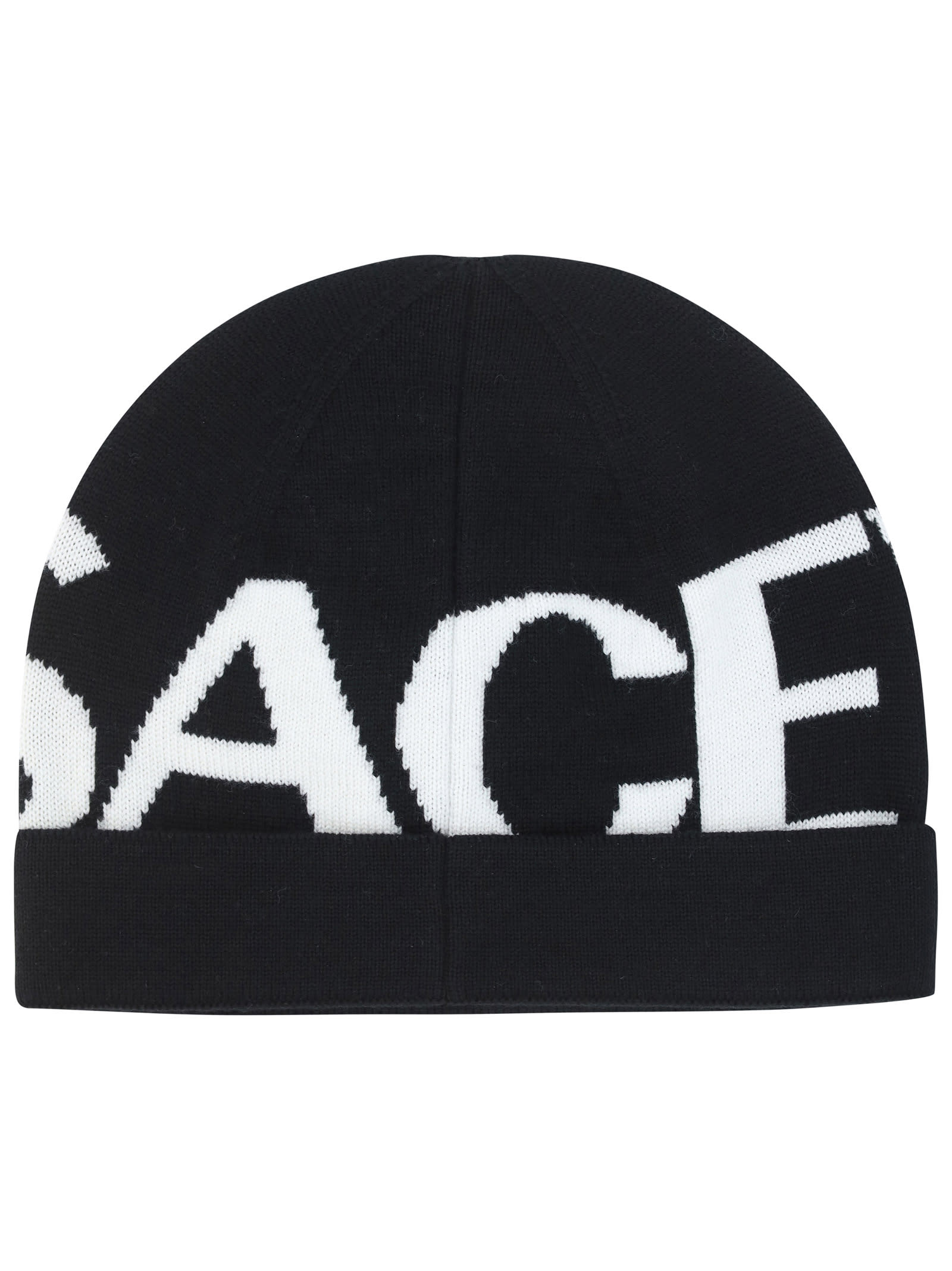 Shop Versace Wool Hat In Black