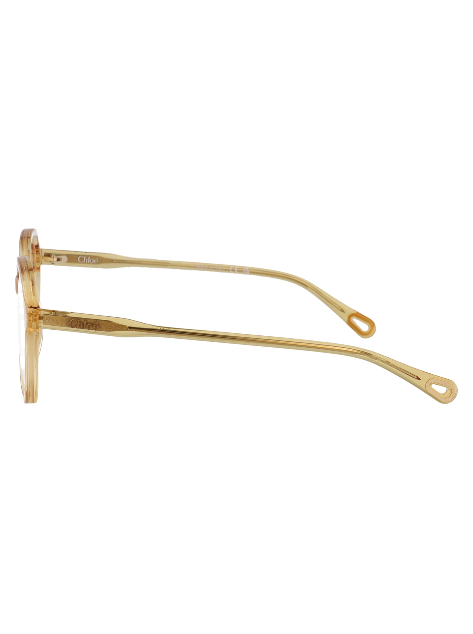 Chloé Ch0312o Glasses In Orange-orange-transparent