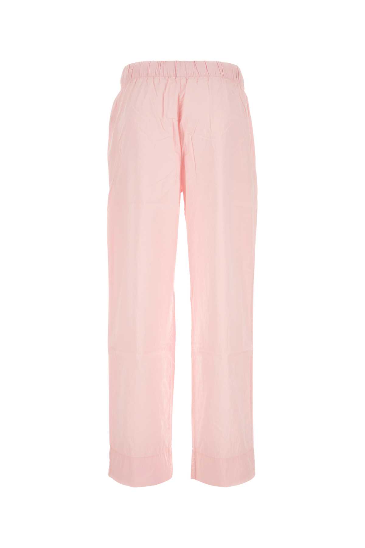 Tekla Pink Cotton Pyjama Pant In Softpink