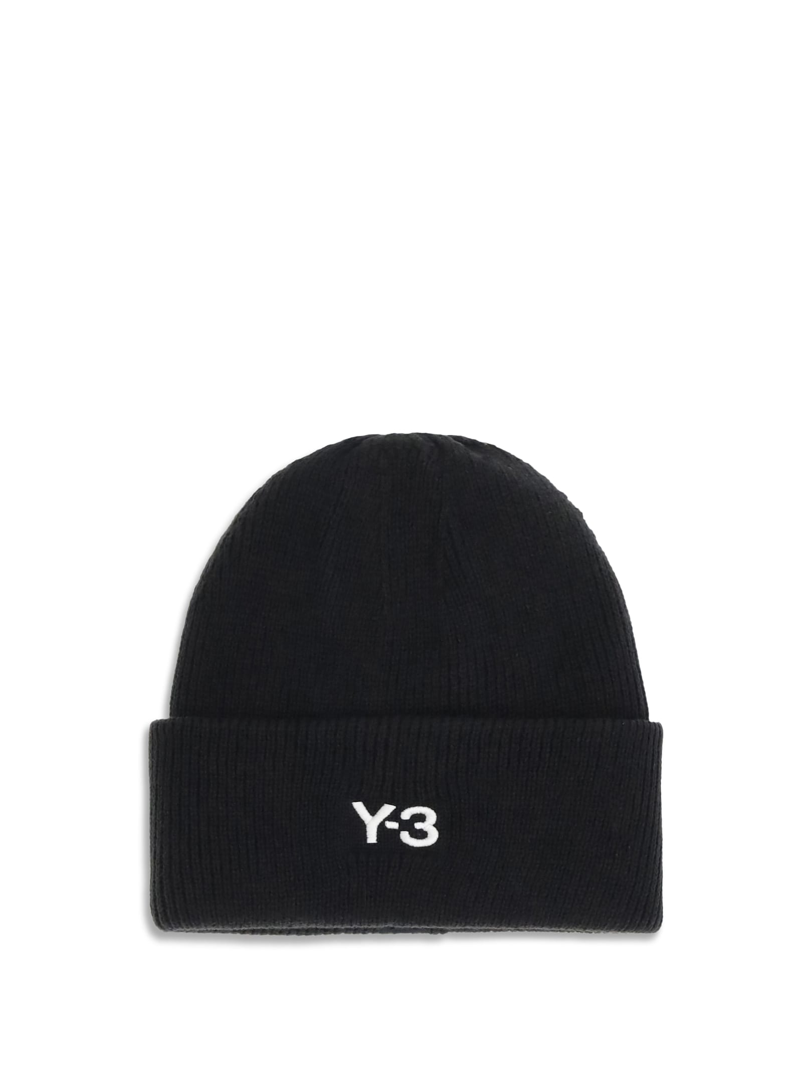 Y-3 Classic Beanie With A Stitched Label At The Front In Black