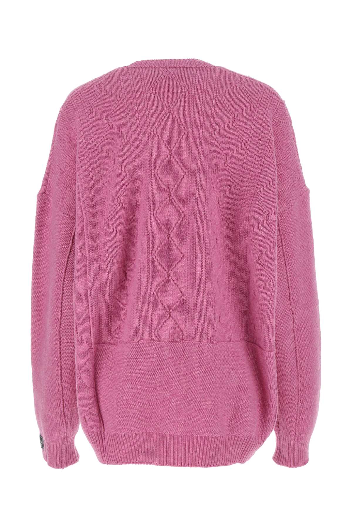 Raf Simons Pink Wool Oversize Sweater In 0059