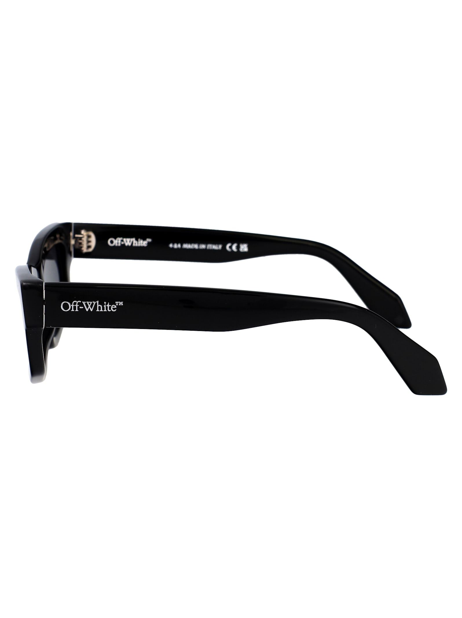 Off-white Miramar Sunglasses In Black Dark Grey