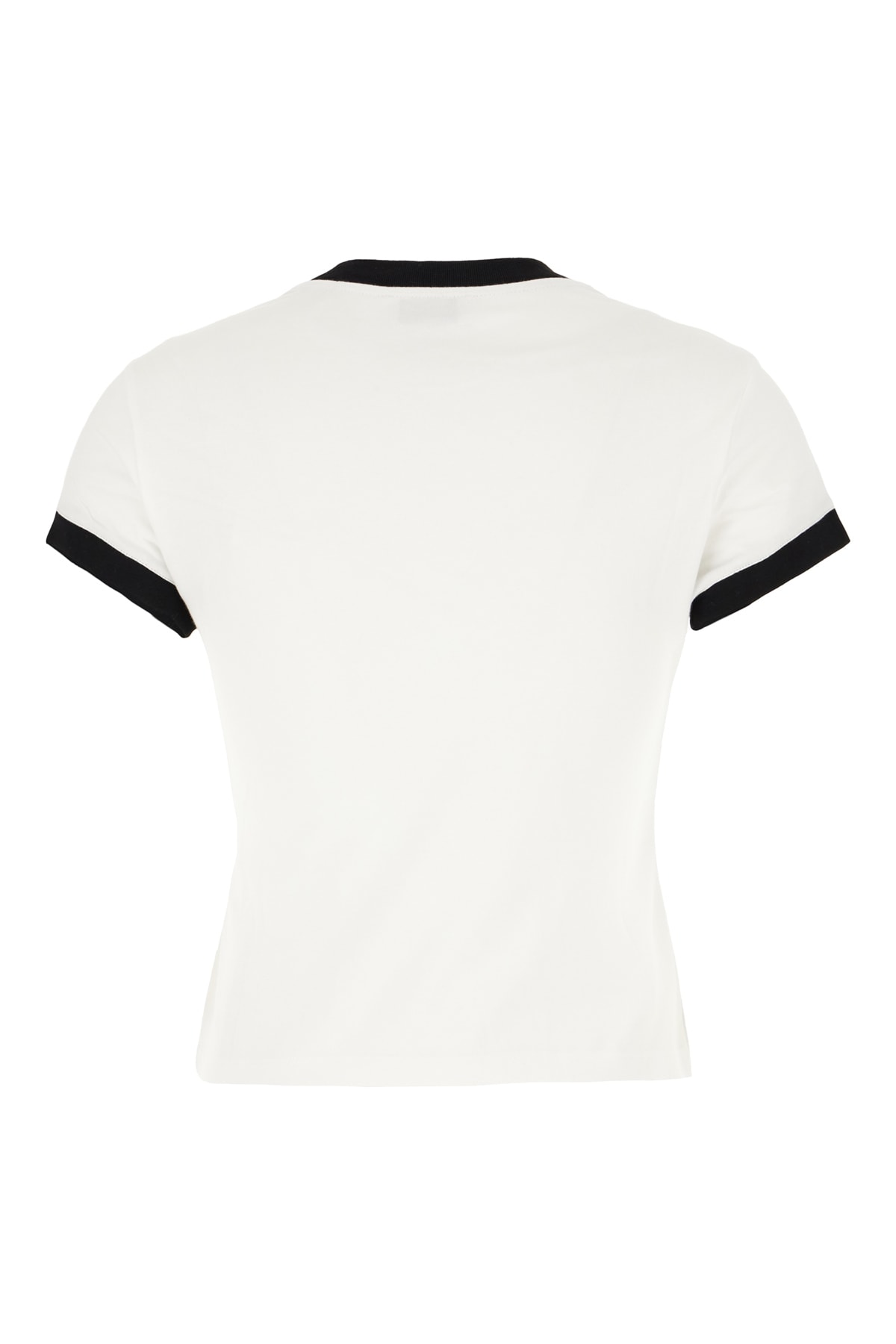 Shop Off-white White Cotton T-shirt In White Black