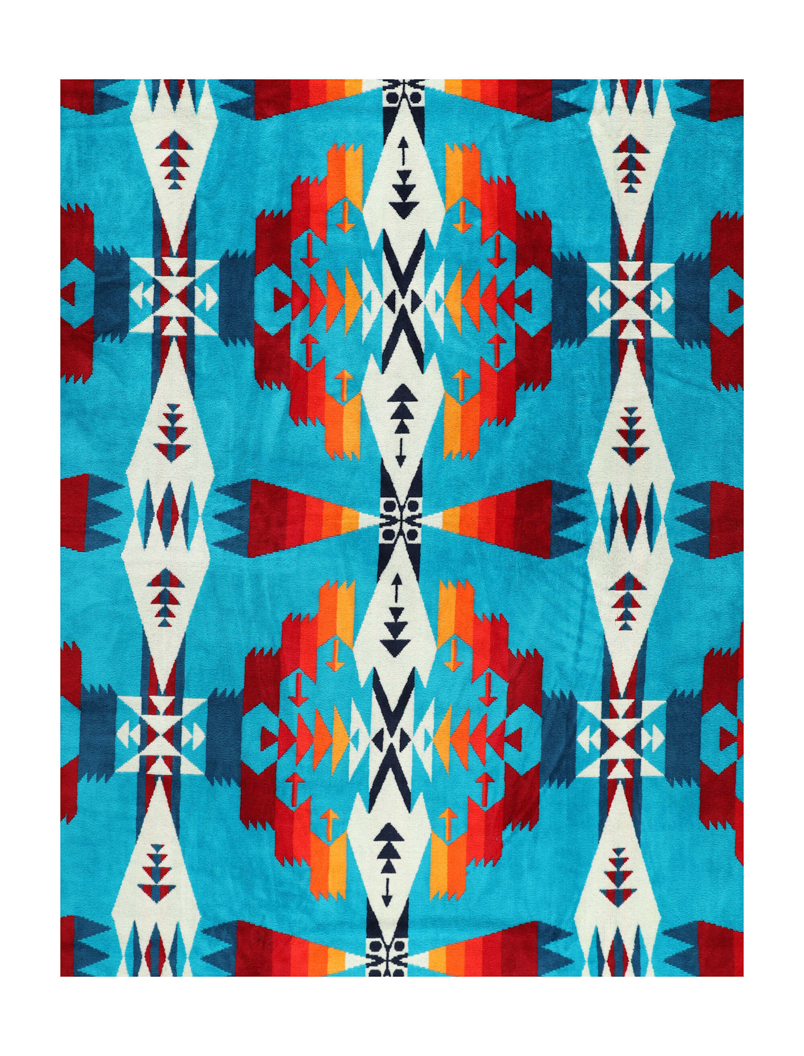 Pendleton Jacquard Bath Towel In Tucson Turquoise