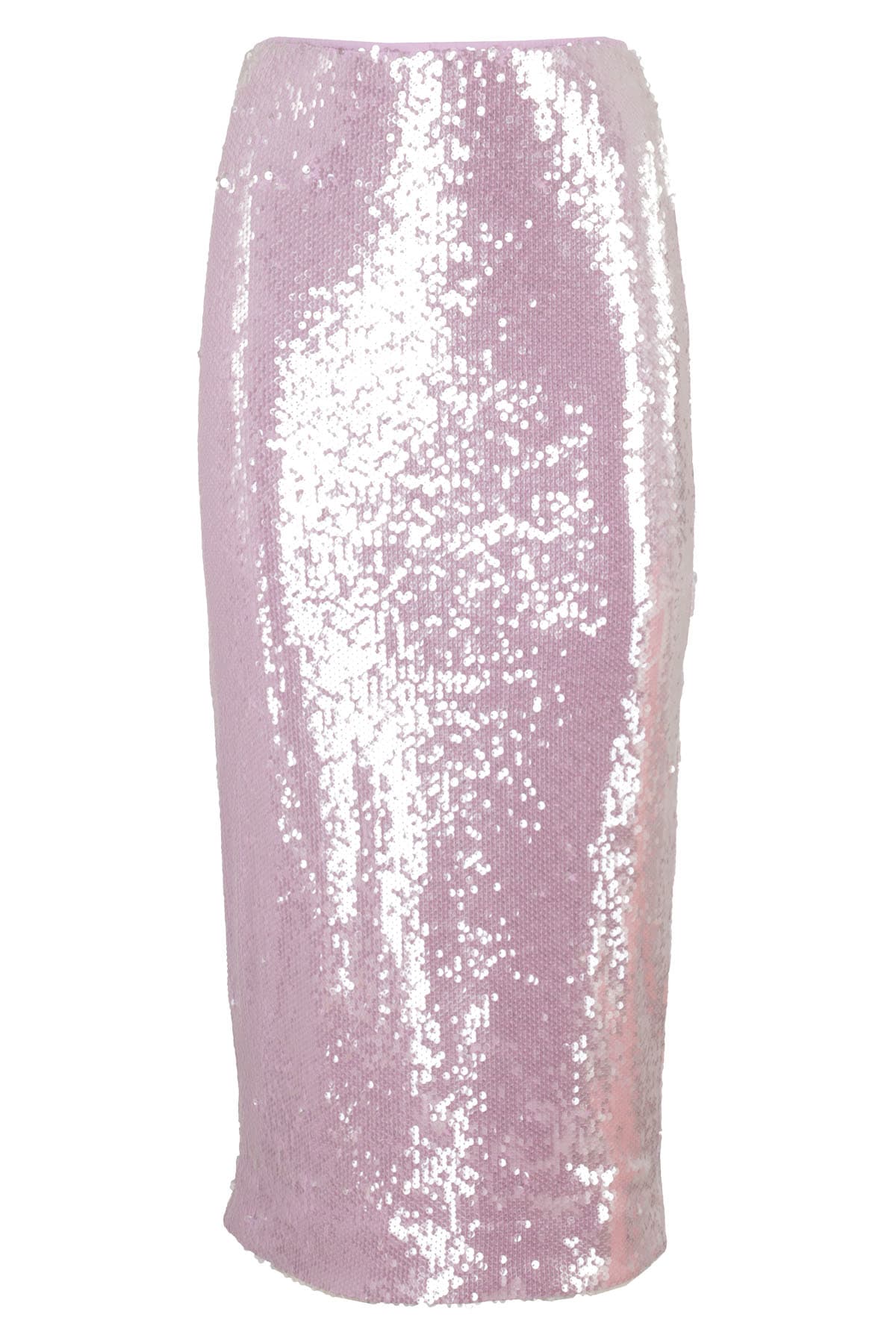 Rotate Birger Christensen Sequin High Waist Recycled Polyester Pencil Skirt In Tcx Lupine