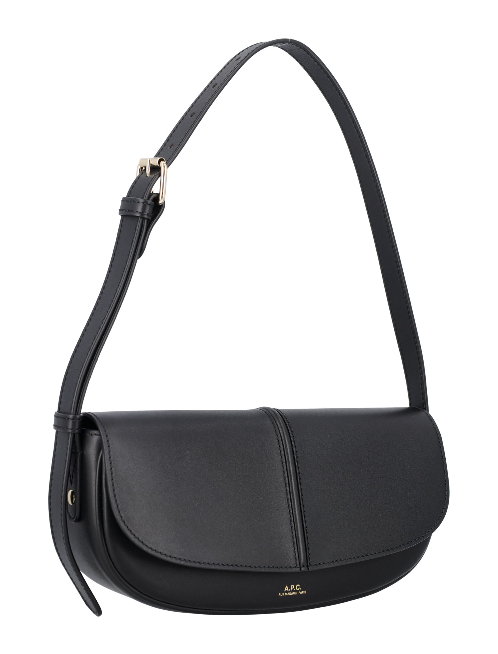 Shop Apc Betty Shoulder Bag In Black