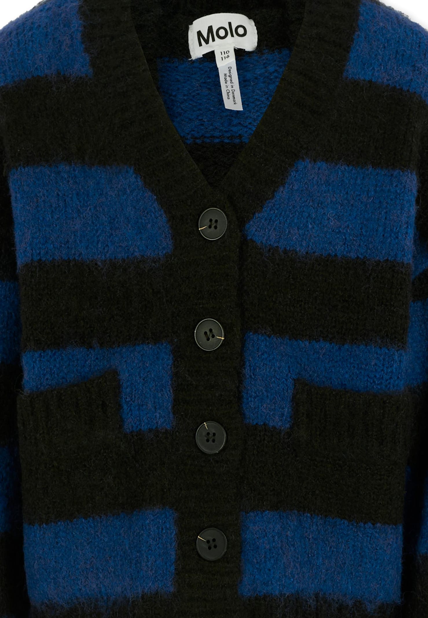 Molo Blue Cardigan For Boy In Blue